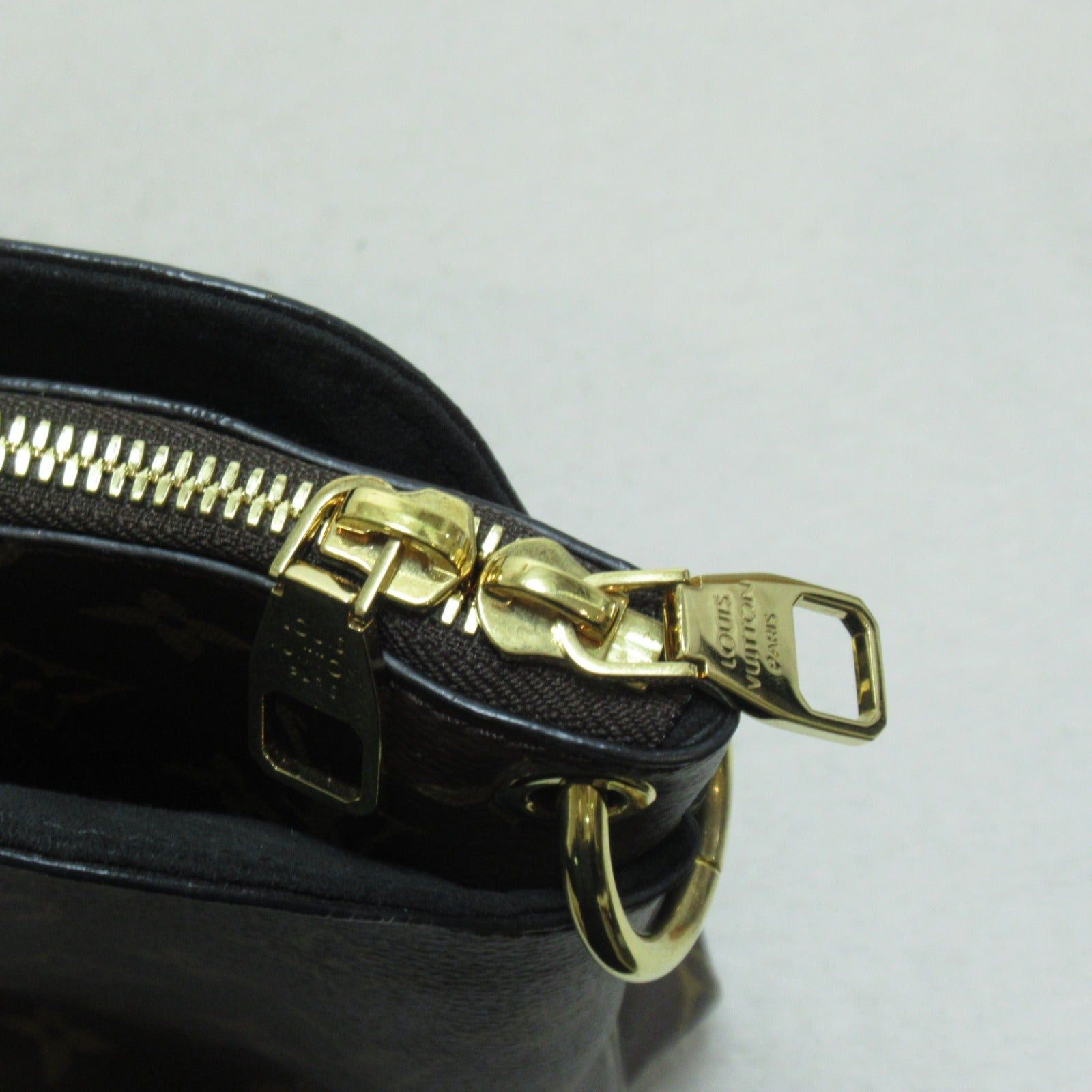 Louis Vuitton Louis Vuitton Flower Zip Tote Mm Shoulder Bag Coated Canvas Monogram Brown Noir Size ONE SIZE - 11 Thumbnail