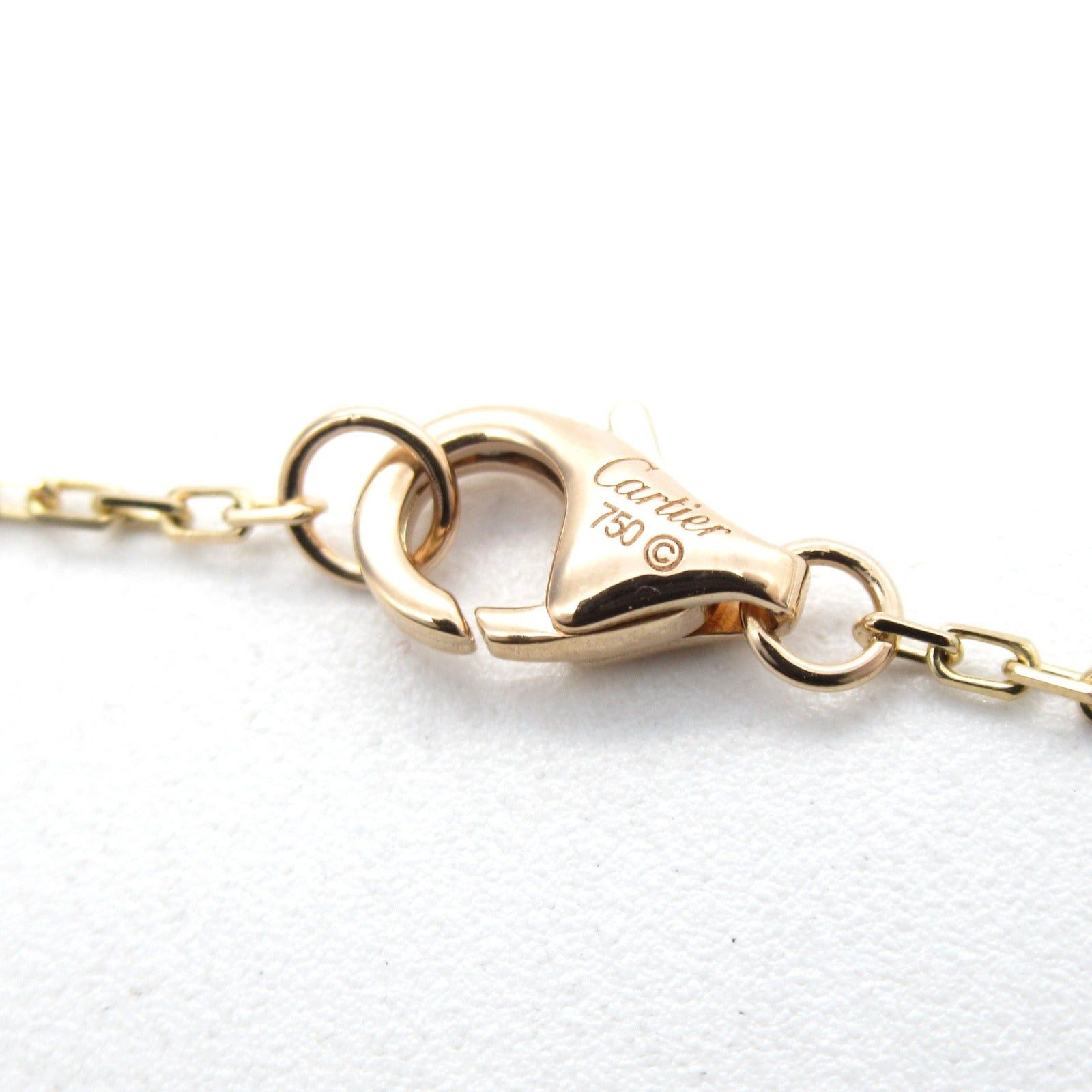 Cartier Cartier Trinity Heart Diamond Necklace K18Pg (Pink Gold) K18 (Yellow (White Gold)/Diamond Clear Size ONE SIZE - 4 Thumbnail