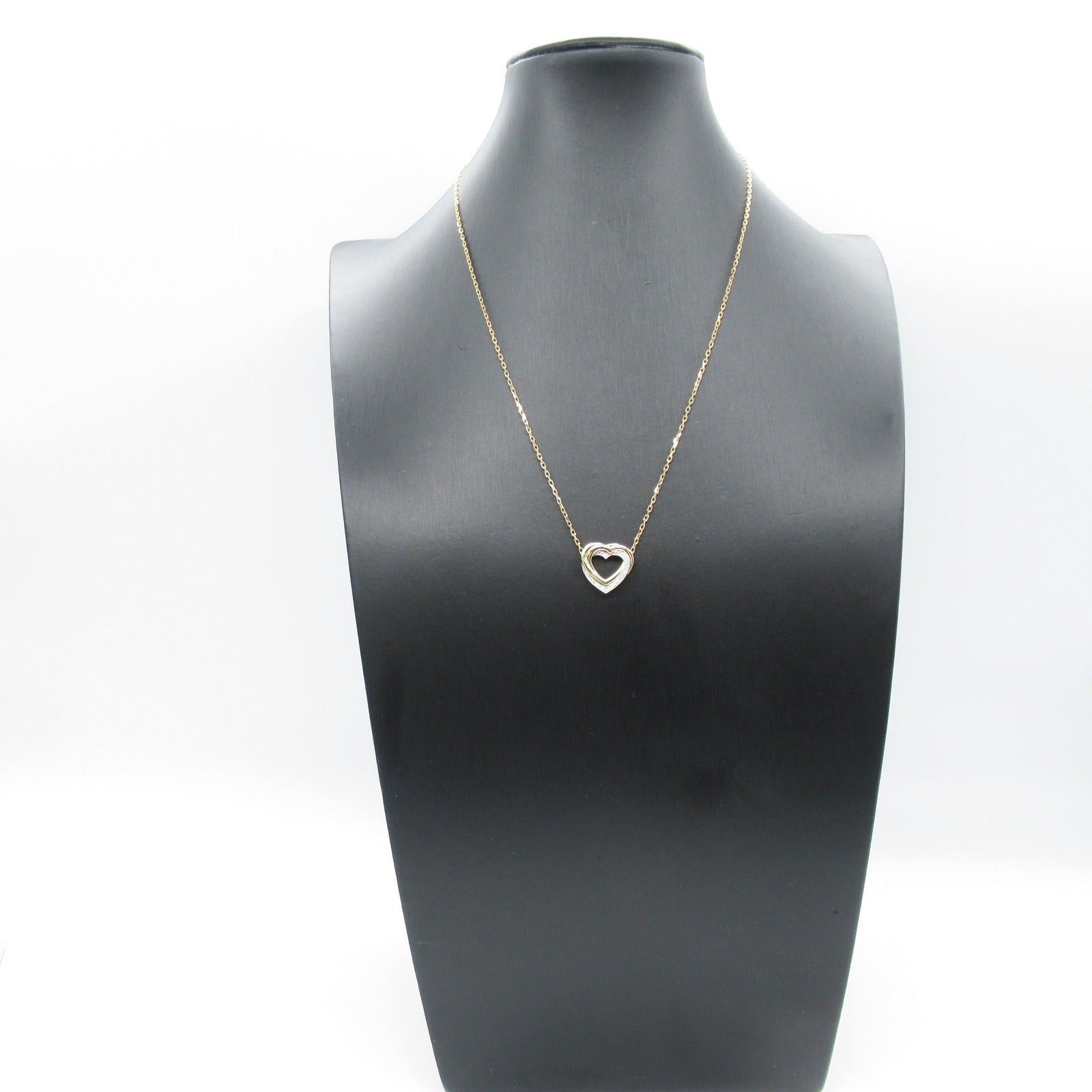 Cartier Cartier Trinity Heart Diamond Necklace K18Pg (Pink Gold) K18 (Yellow (White Gold)/Diamond Clear Size ONE SIZE - 8 Thumbnail