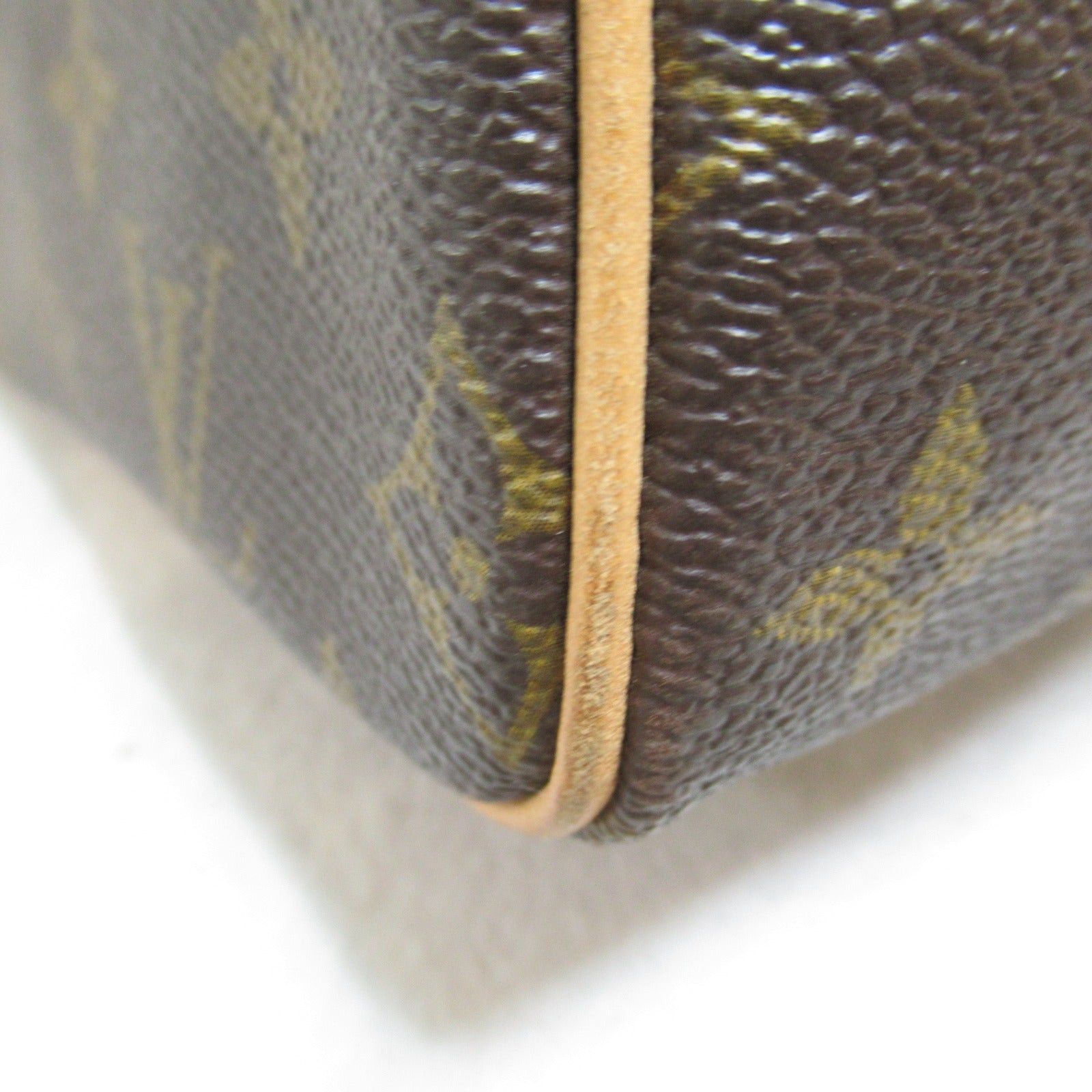 Louis Vuitton Louis Vuitton Speedy 30 Handbag Coated Canvas Monogram Brown Size ONE SIZE - 10 Thumbnail