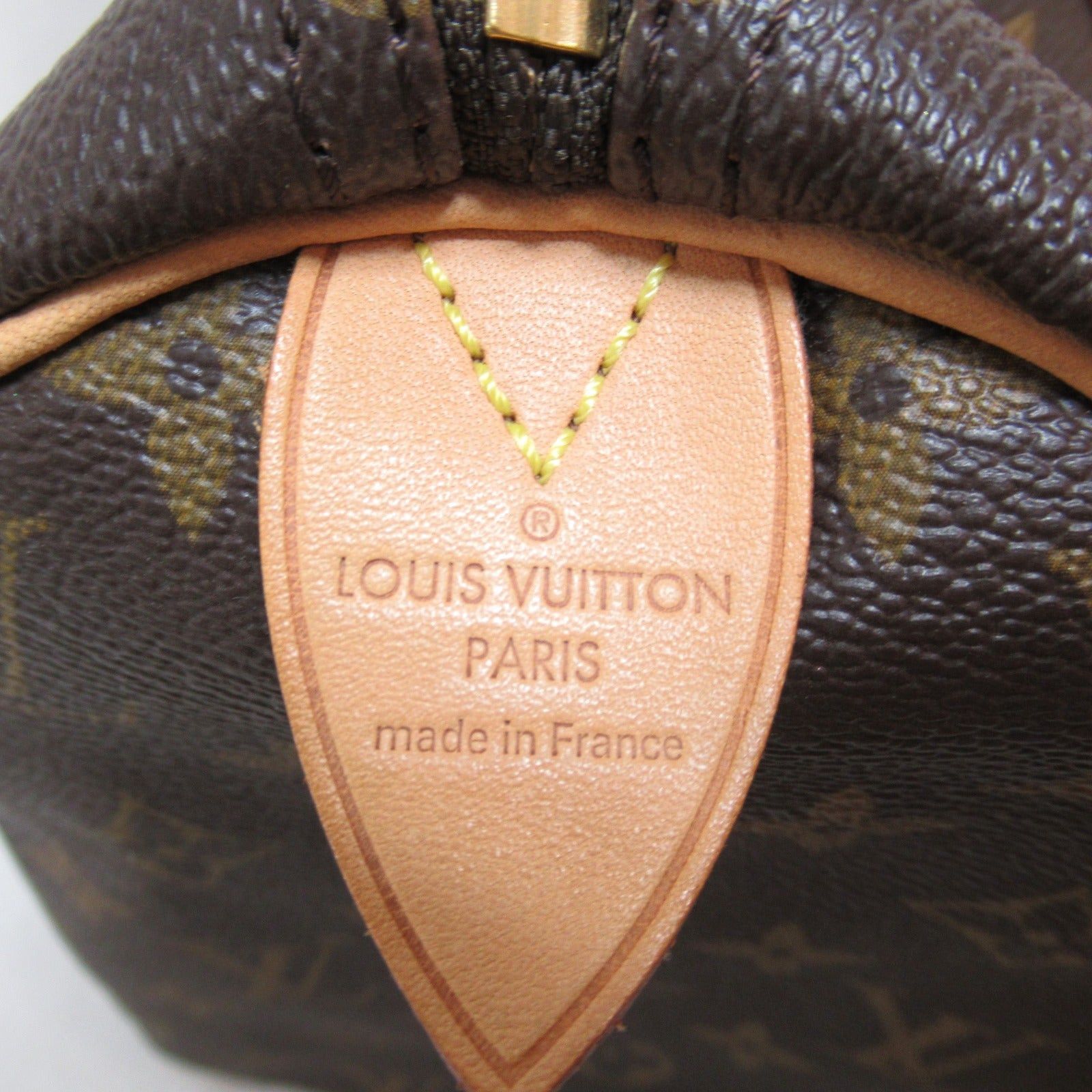 Louis Vuitton Louis Vuitton Speedy 30 Handbag Coated Canvas Monogram Brown Size ONE SIZE - 6 Thumbnail