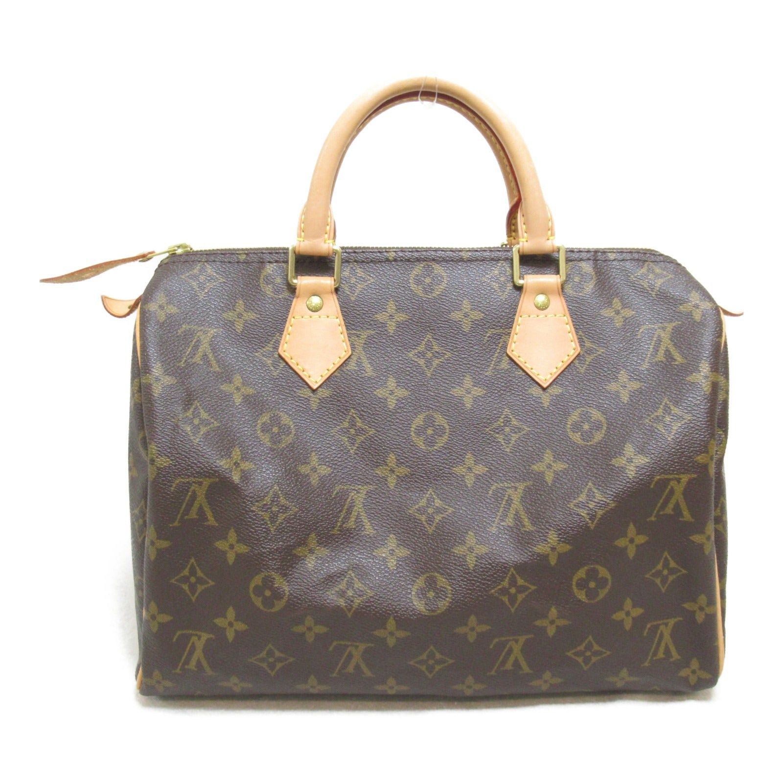 Louis Vuitton Louis Vuitton Speedy 30 Handbag Coated Canvas Monogram Brown Size ONE SIZE - 2 Thumbnail