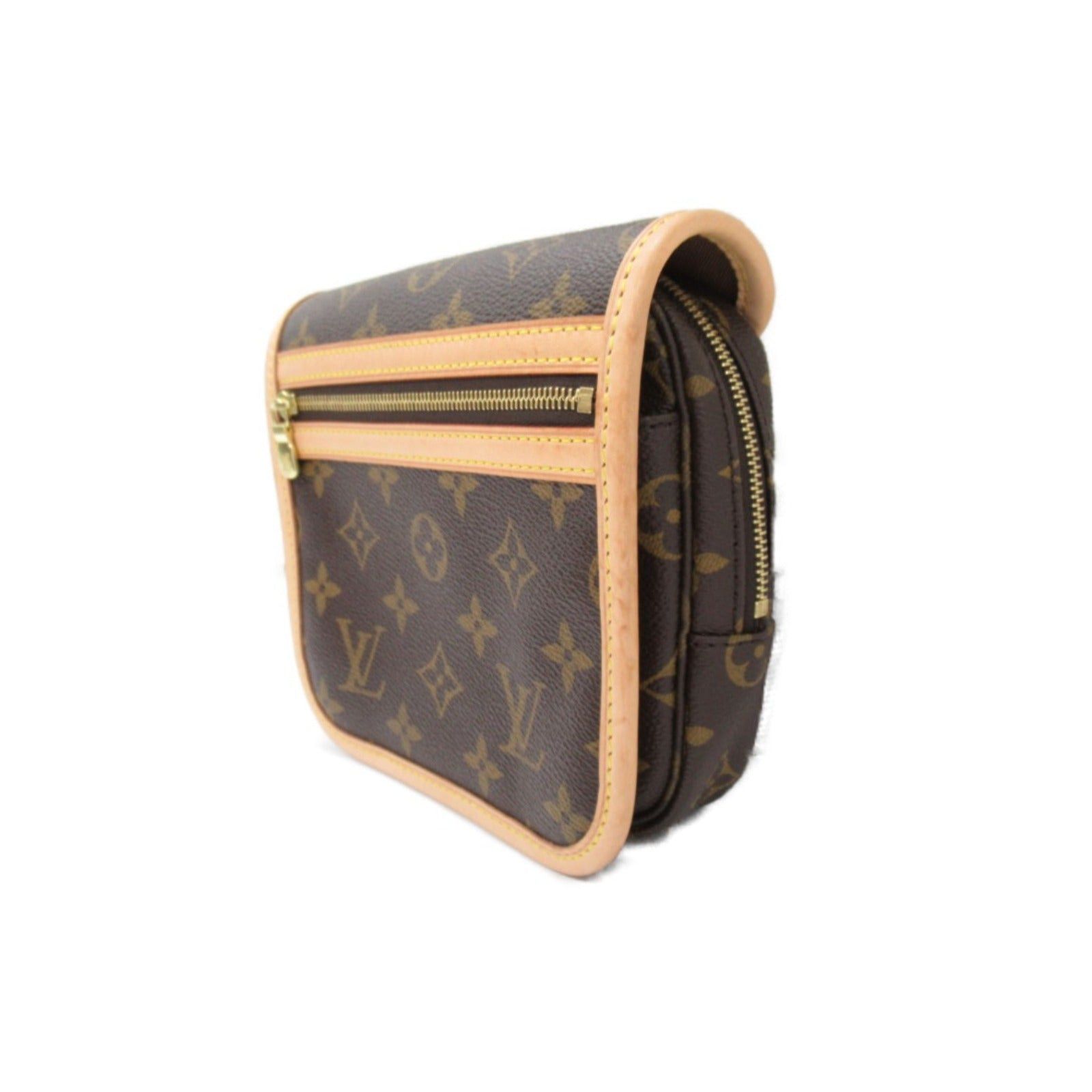 Louis Vuitton Louis Vuitton Bum Bag Bosphore Waist Coated Canvas Monogram Brown Size ONE SIZE - 3 Thumbnail