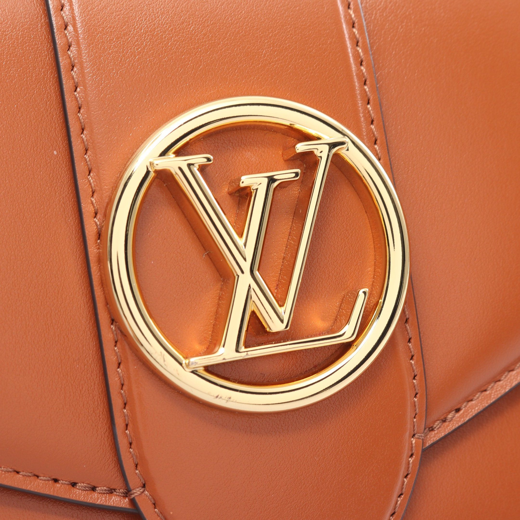 Louis Vuitton Louis Vuitton Lv Pont 9 Neuf Shoulder Bag Leather Light Brown Size ONE SIZE - 5 Thumbnail