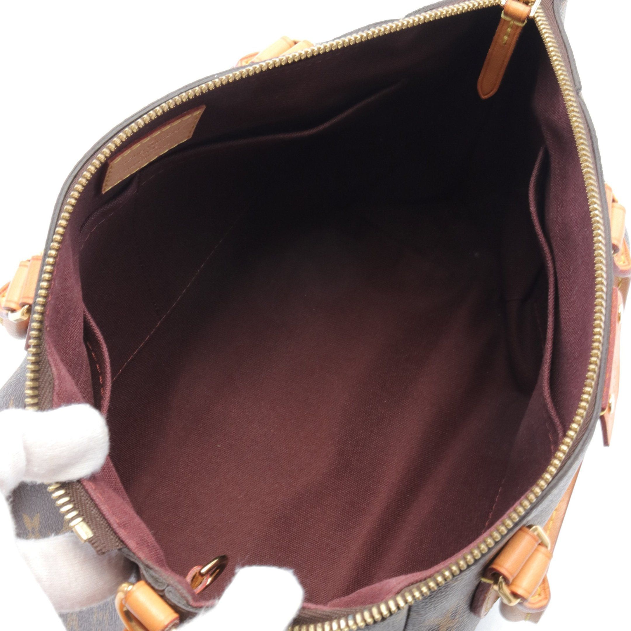 Louis Vuitton Louis Vuitton Turen Pm Monogram Handbag Leather Brown Size ONE SIZE - 3 Thumbnail