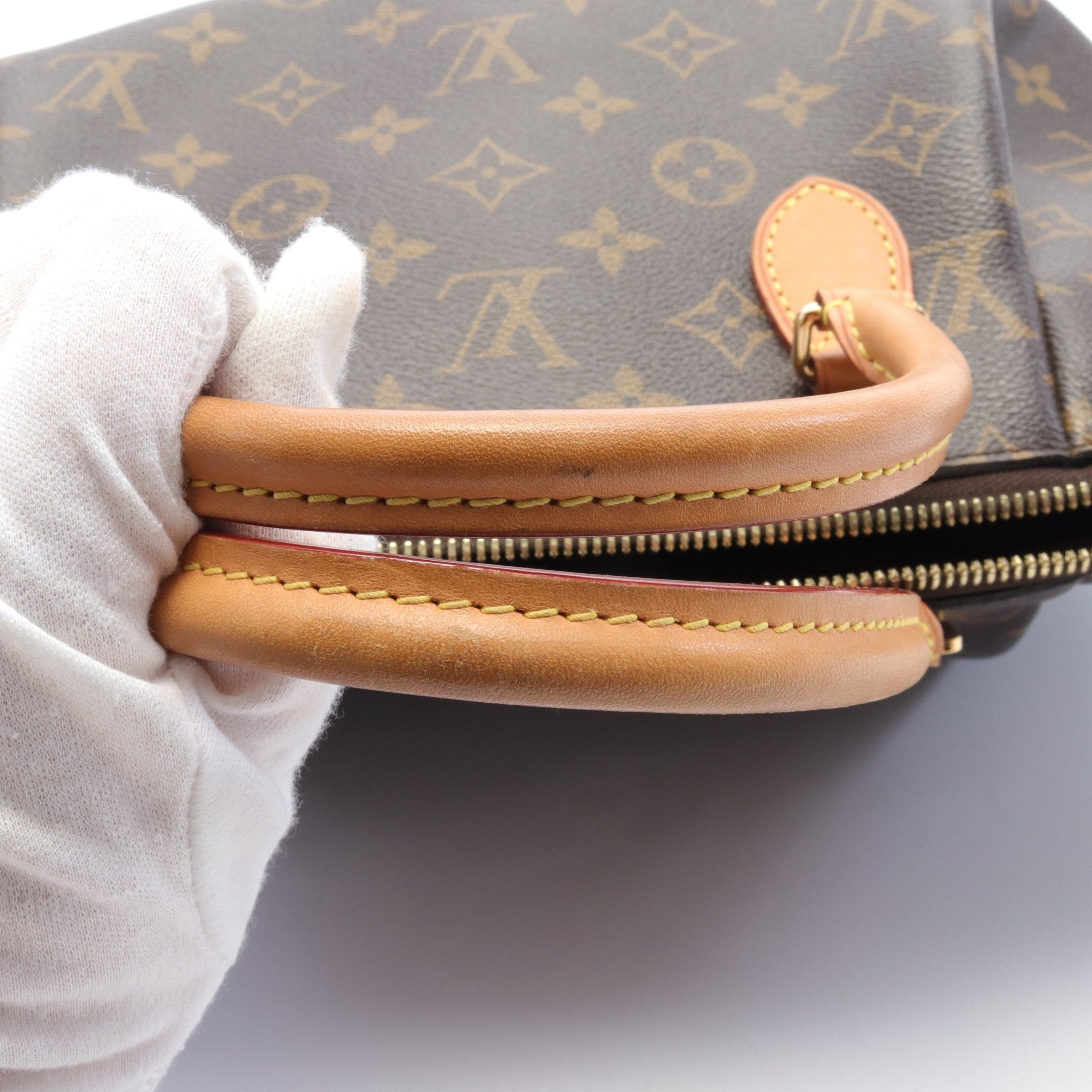 Louis Vuitton Louis Vuitton Turen Pm Monogram Handbag Leather Brown Size ONE SIZE - 5 Thumbnail
