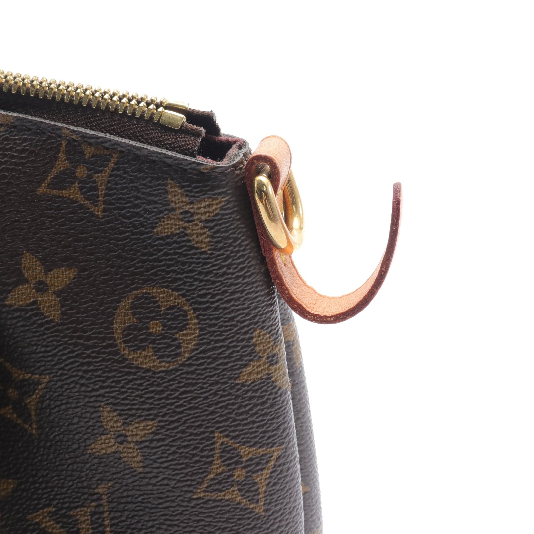Louis Vuitton Louis Vuitton Turen Pm Monogram Handbag Leather Brown Size ONE SIZE - 7 Thumbnail