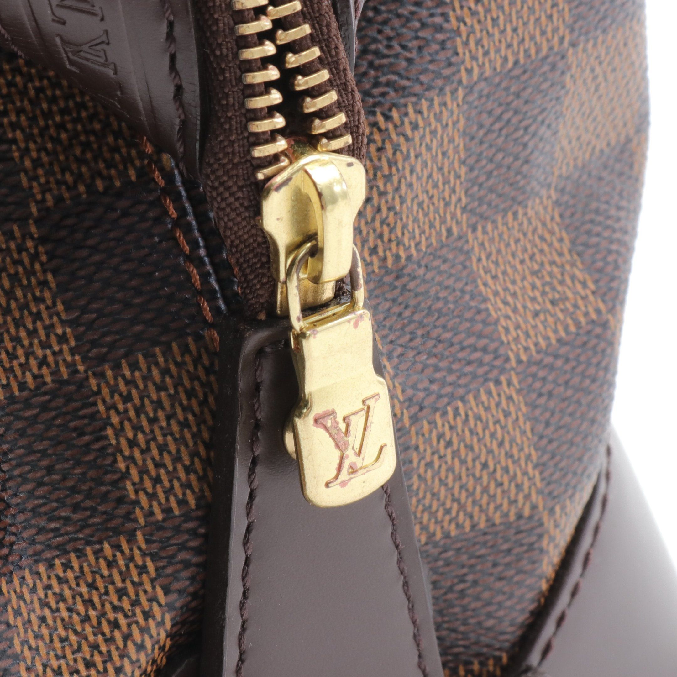 Louis Vuitton Louis Vuitton Vaslav Wash Damier Ebene Clutch Bag Leather Brown Size ONE SIZE - 6 Thumbnail