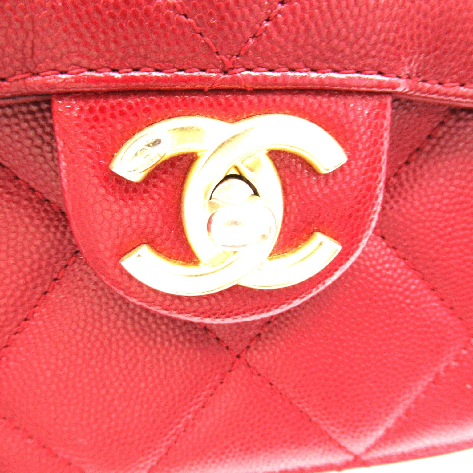 Chanel Chanel Matelasse Chain Shoulder Bag Caviar Skin (Grained Calf) Bordeaux Gold Hardware Size ONE SIZE - 9 Thumbnail