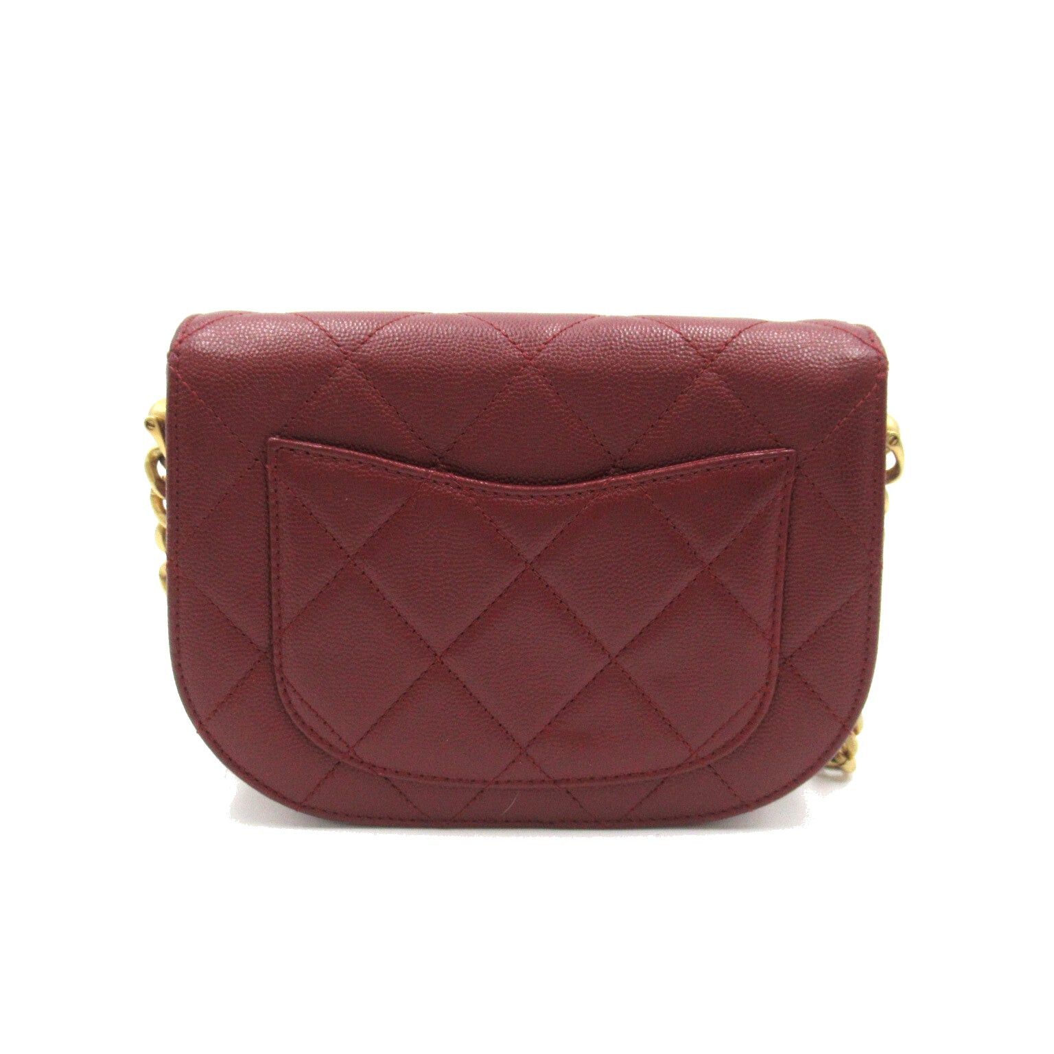 Chanel Chanel Matelasse Chain Shoulder Bag Caviar Skin (Grained Calf) Bordeaux Gold Hardware Size ONE SIZE - 2 Thumbnail