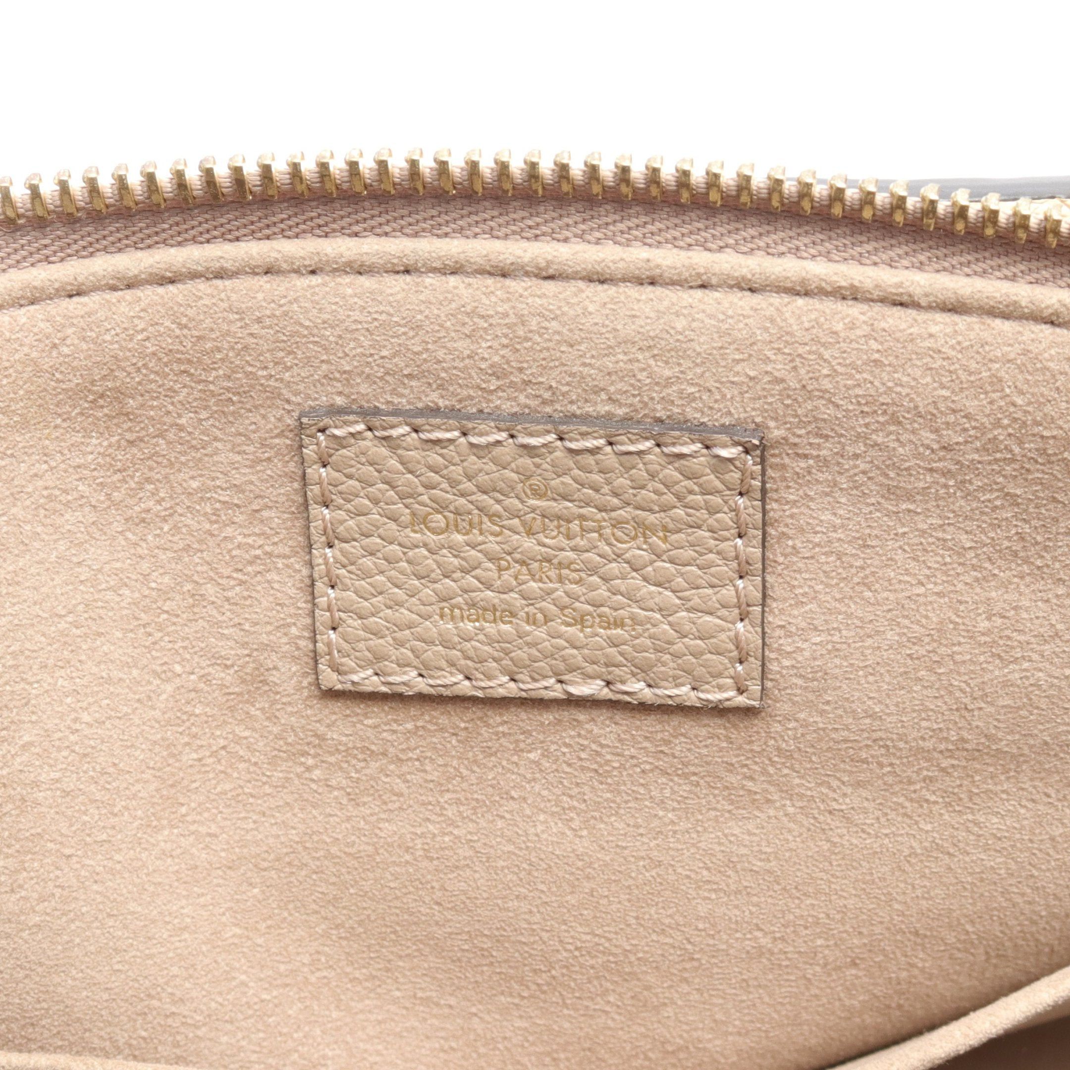 Louis Vuitton Louis Vuitton Petit Pare Pm Monogram Empreinte Tourterelle Claim Handbag Leather Gray Beige Size ONE SIZE - 4 Thumbnail