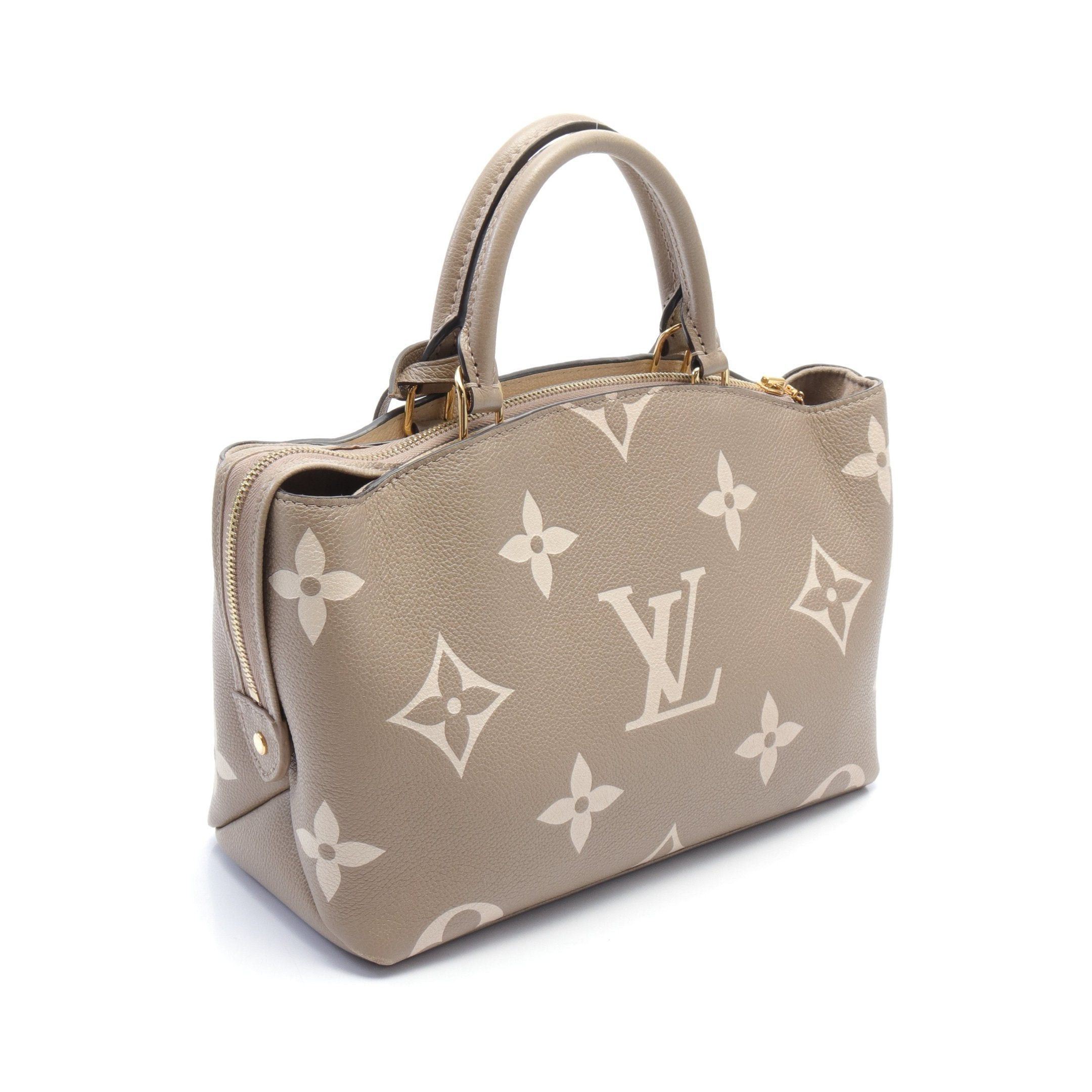 Louis Vuitton Louis Vuitton Petit Pare Pm Monogram Empreinte Tourterelle Claim Handbag Leather Gray Beige Size ONE SIZE - 2 Thumbnail