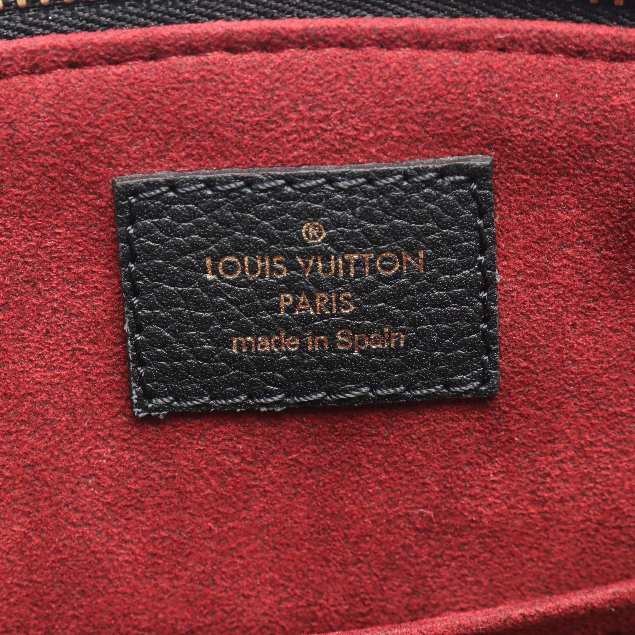 Louis Vuitton Louis Vuitton Petit Pare Pm Monogram Empreinte Handbag Leather Black Size ONE SIZE - 4 Thumbnail