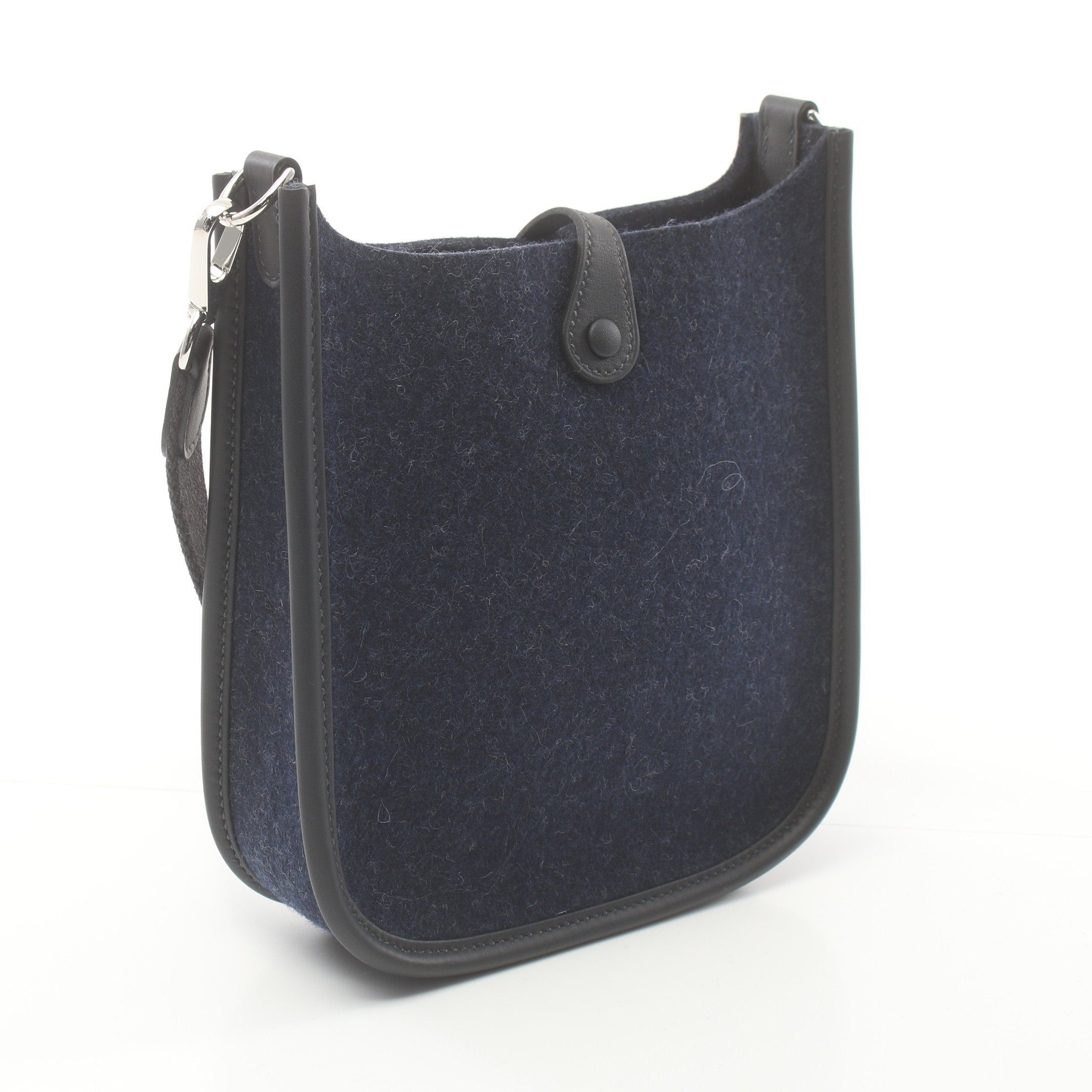 Hermes Hermes Evelyn Tpm Amazon Shoulder Bag Feutre Veau Epsom Navy Black Silver Hardware B Stamp Size ONE SIZE - 2 Thumbnail