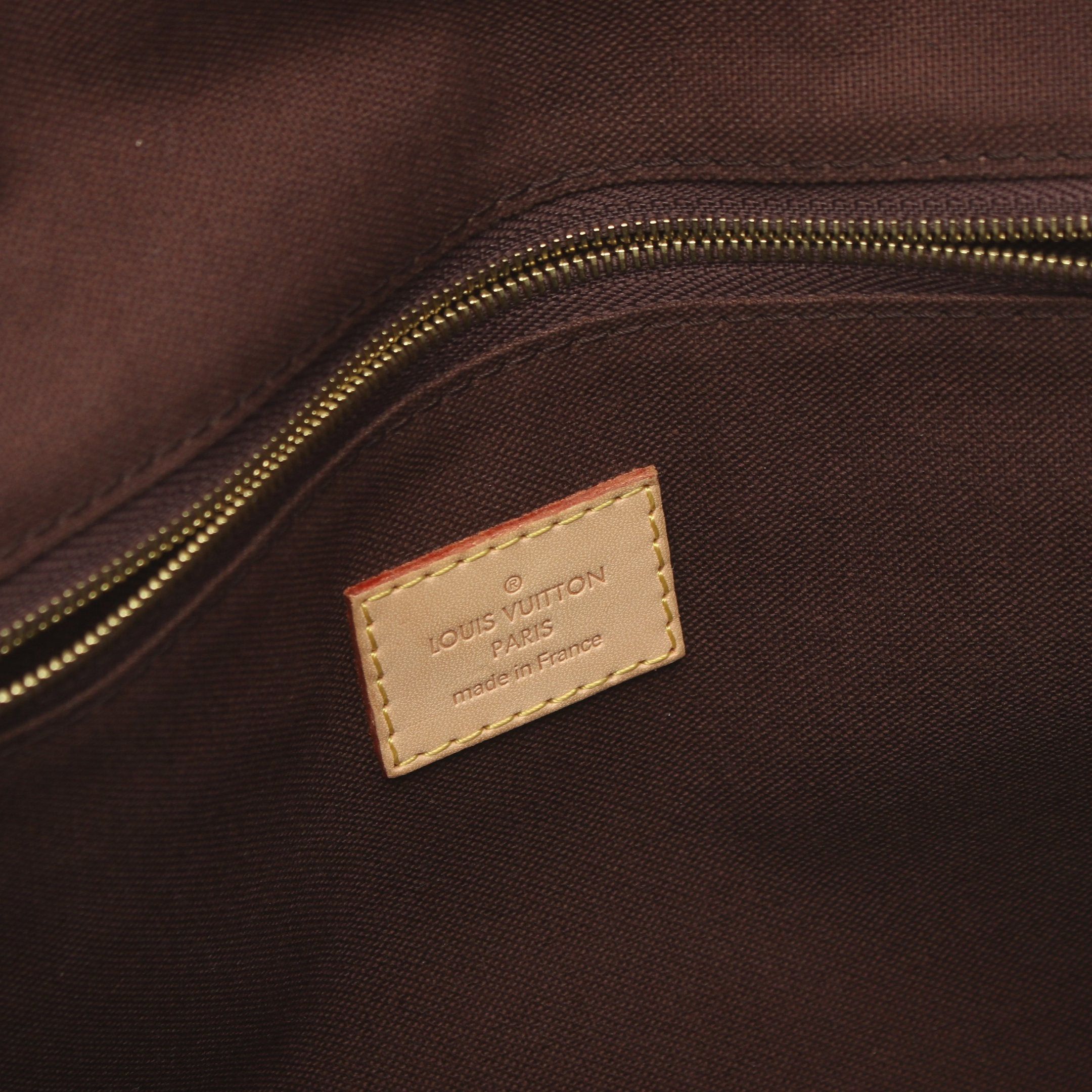 Louis Vuitton Louis Vuitton Menilmontant Pm Monogram Shoulder Bag Leather Brown Size ONE SIZE - 4 Thumbnail