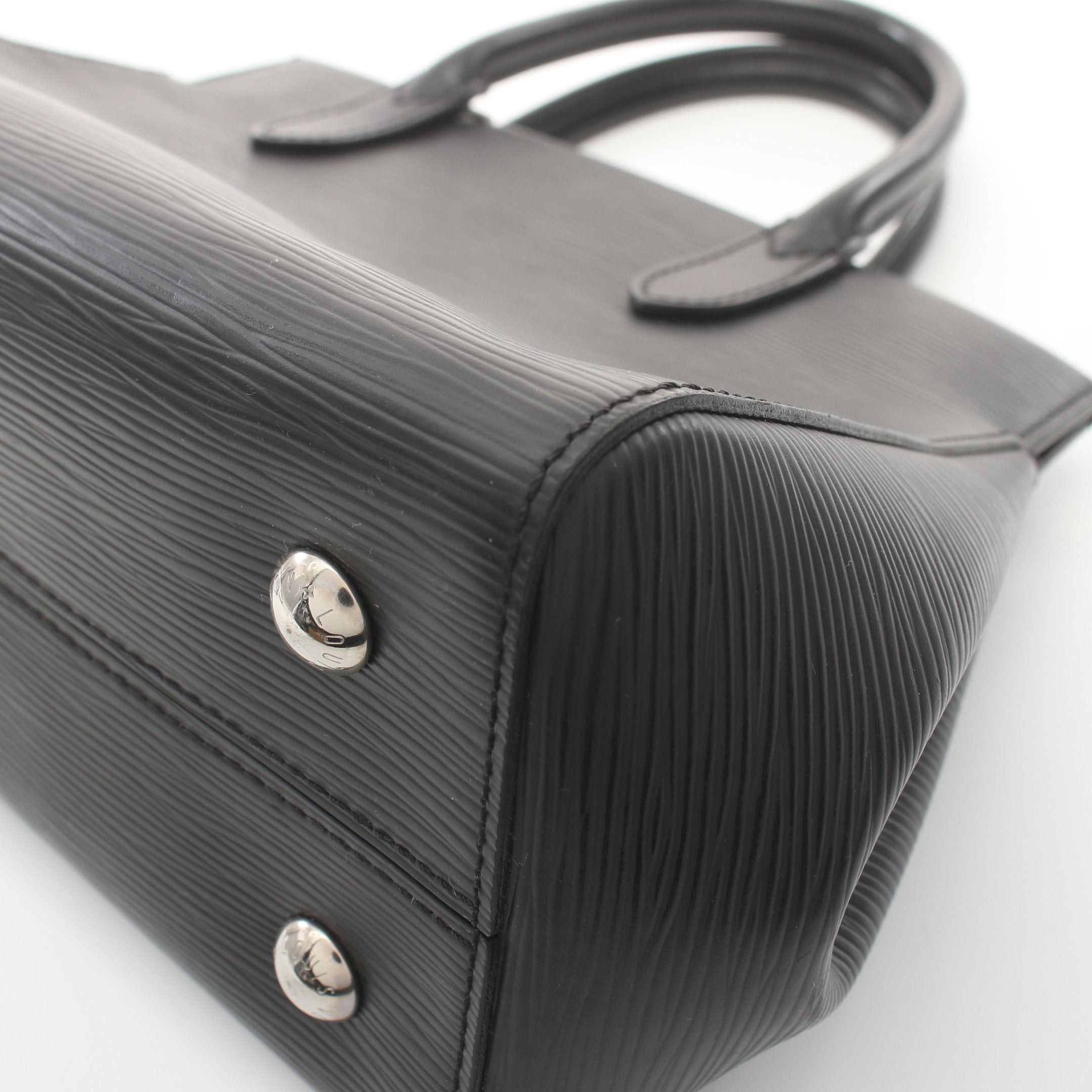 Louis Vuitton Louis Vuitton Marly Bb Epi Noir Handbag Leather Black Size ONE SIZE - 6 Thumbnail