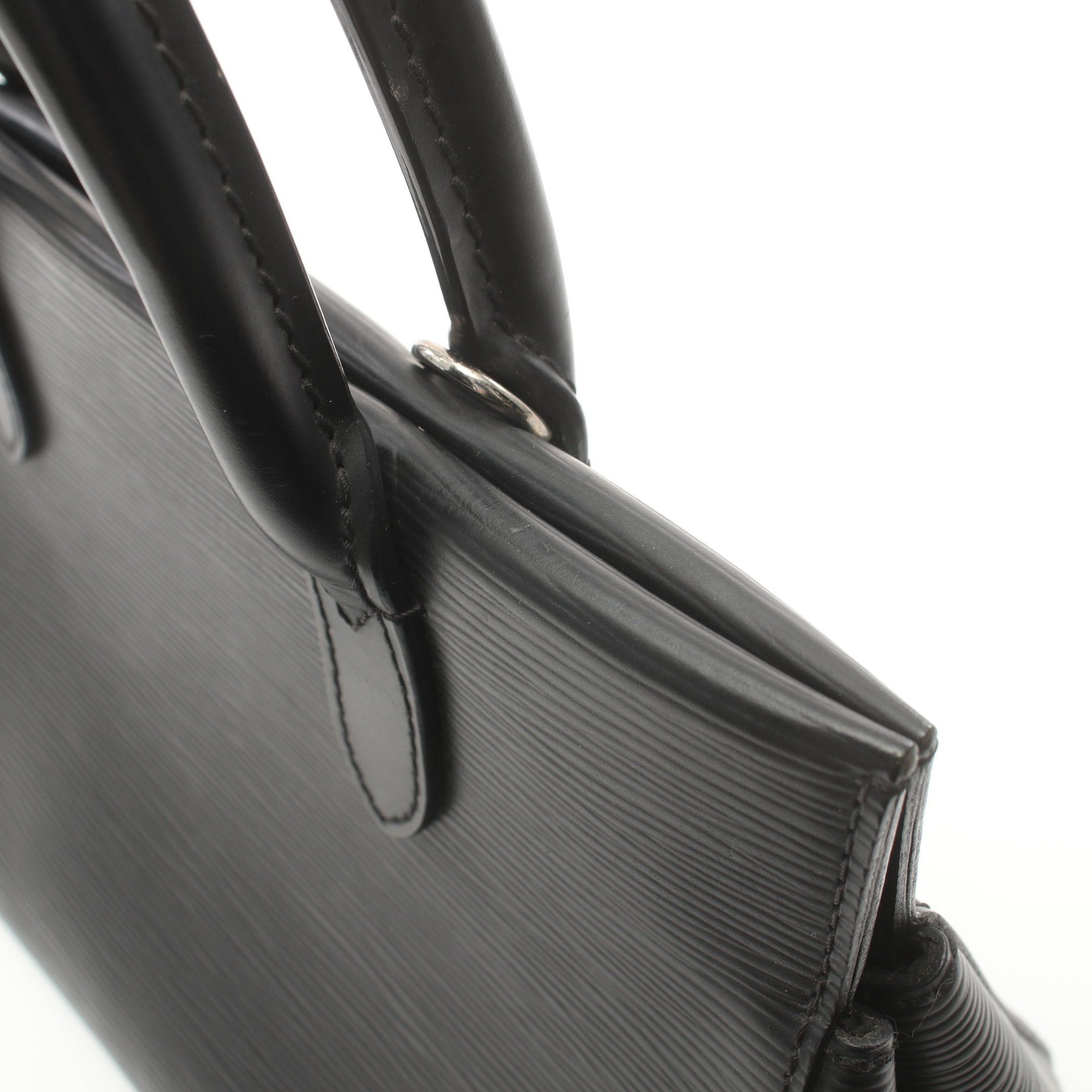 Louis Vuitton Louis Vuitton Marly Bb Epi Noir Handbag Leather Black Size ONE SIZE - 9 Thumbnail