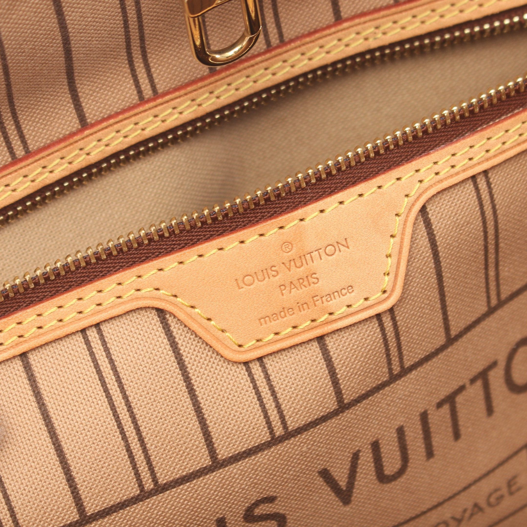 Louis Vuitton Louis Vuitton Neverfull Gm Monogram Shoulder Bag Tote Leather Brown Size ONE SIZE - 4 Thumbnail