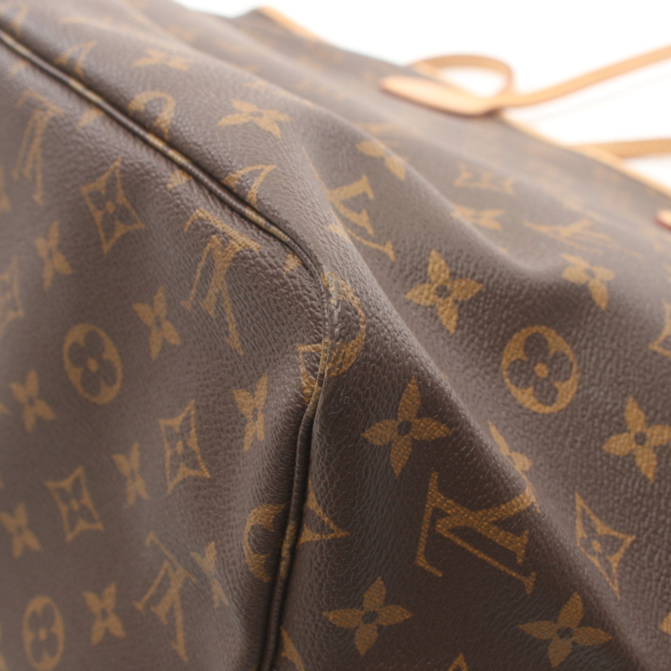 Louis Vuitton Louis Vuitton Neverfull Gm Monogram Shoulder Bag Tote Leather Brown Size ONE SIZE - 6 Thumbnail