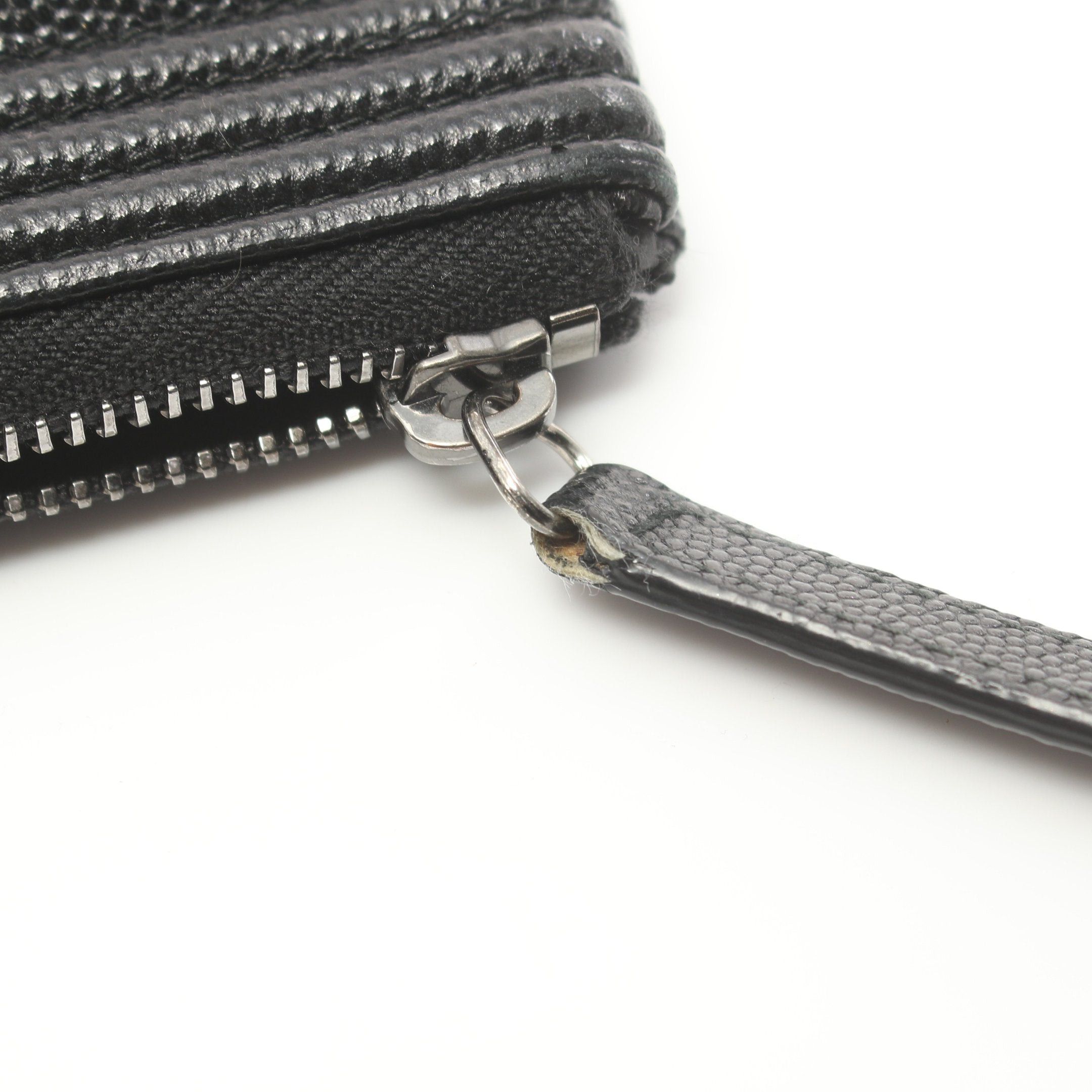 Chanel Chanel Boy Chanel Clutch Bag Caviar Skin Black Antique Silver Hardware Size ONE SIZE - 7 Thumbnail