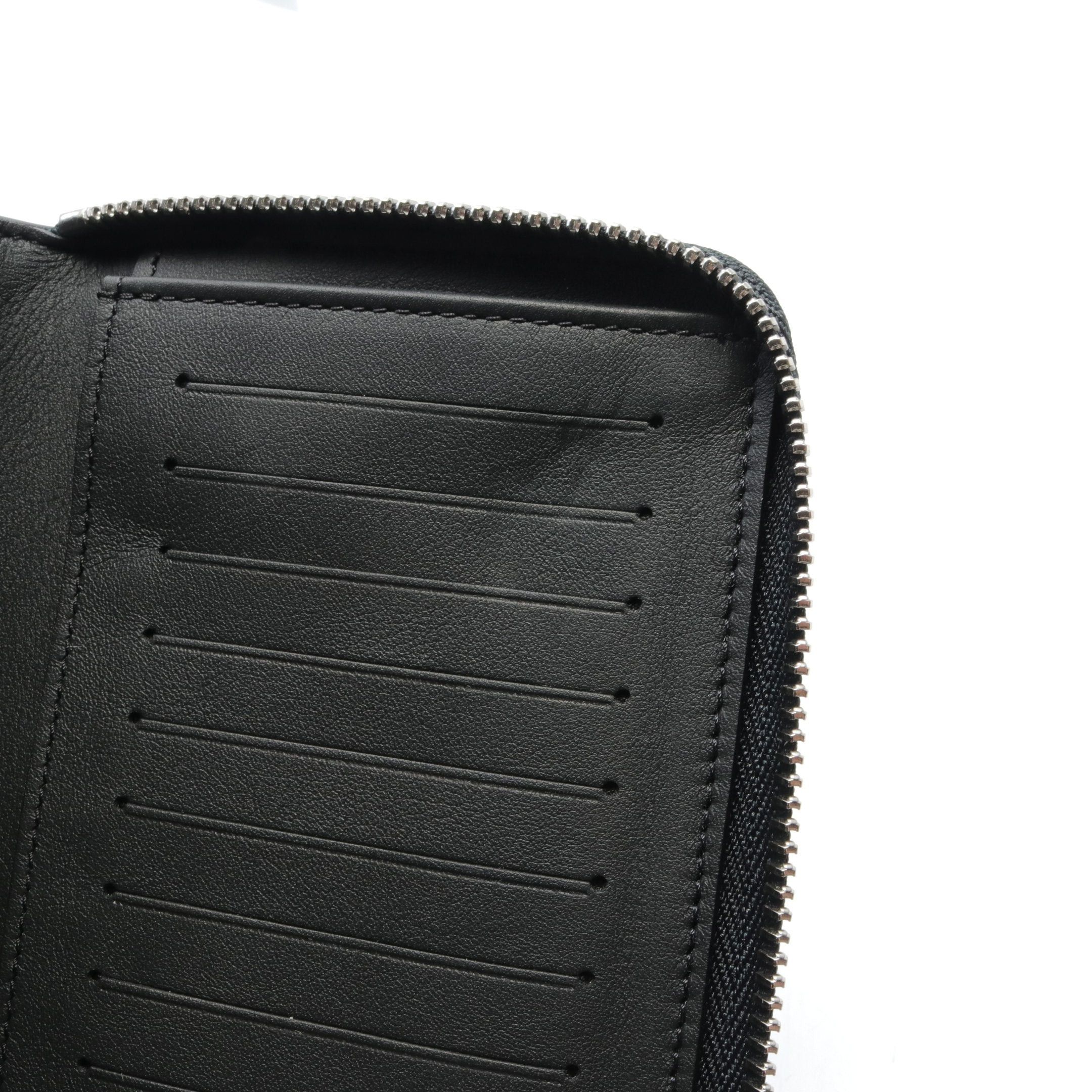 Louis Vuitton Louis Vuitton Zippy Wallet Vertical Monogram Cowhide Leather Round Zipper Long Black Blue Size ONE SIZE - 5 Thumbnail