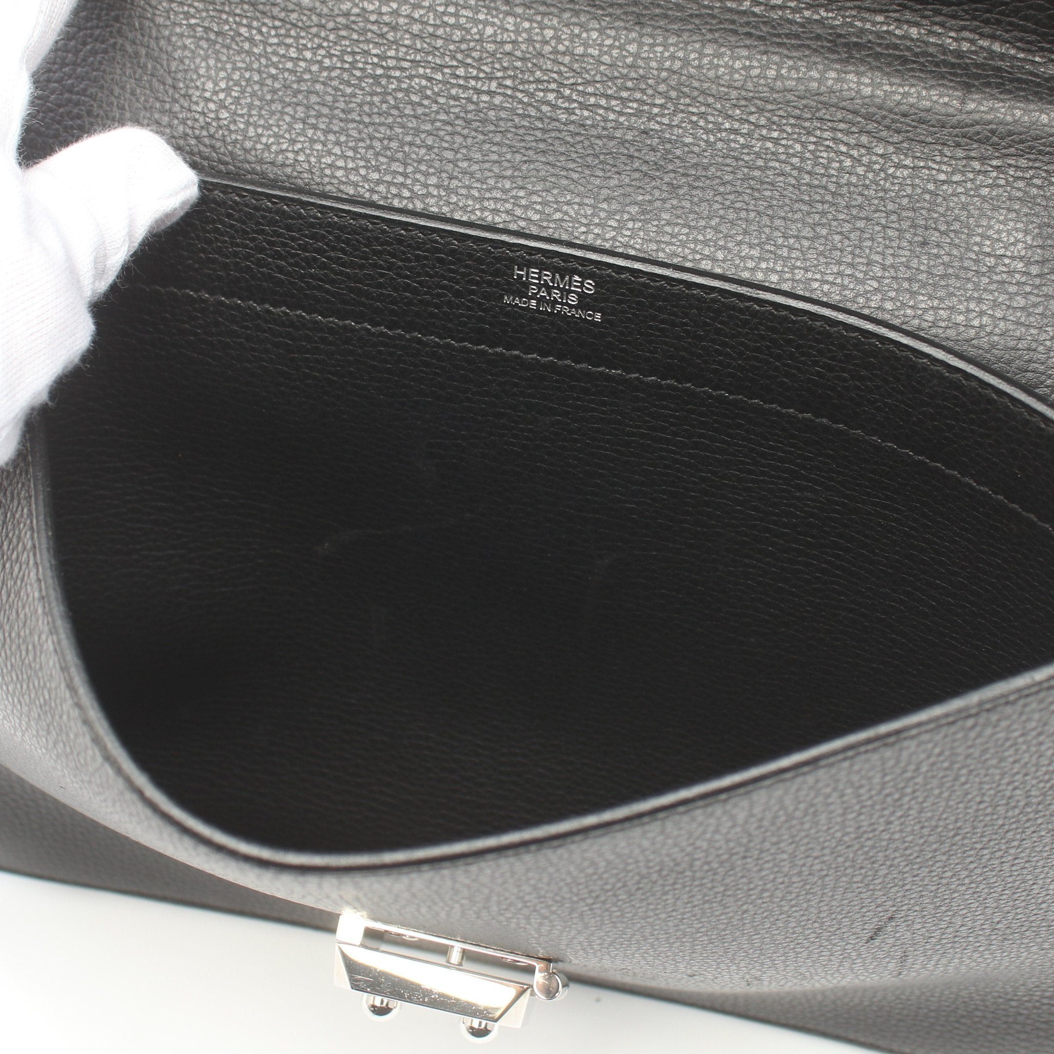 Hermes Hermes Sac Adepeche 27 Business Bag Briefcase Veau Epsom Black Silver Hardware □K Stamp Size ONE SIZE - 10 Thumbnail
