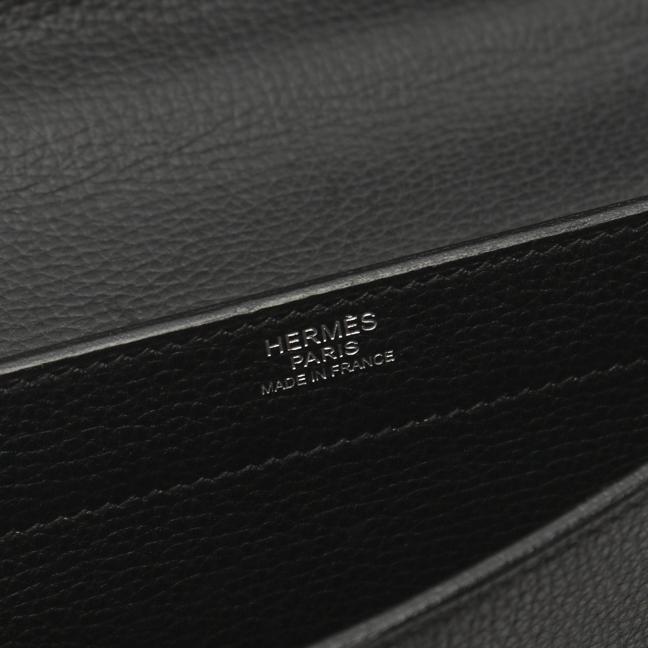 Hermes Hermes Sac Adepeche 27 Business Bag Briefcase Veau Epsom Black Silver Hardware □K Stamp Size ONE SIZE - 4 Thumbnail