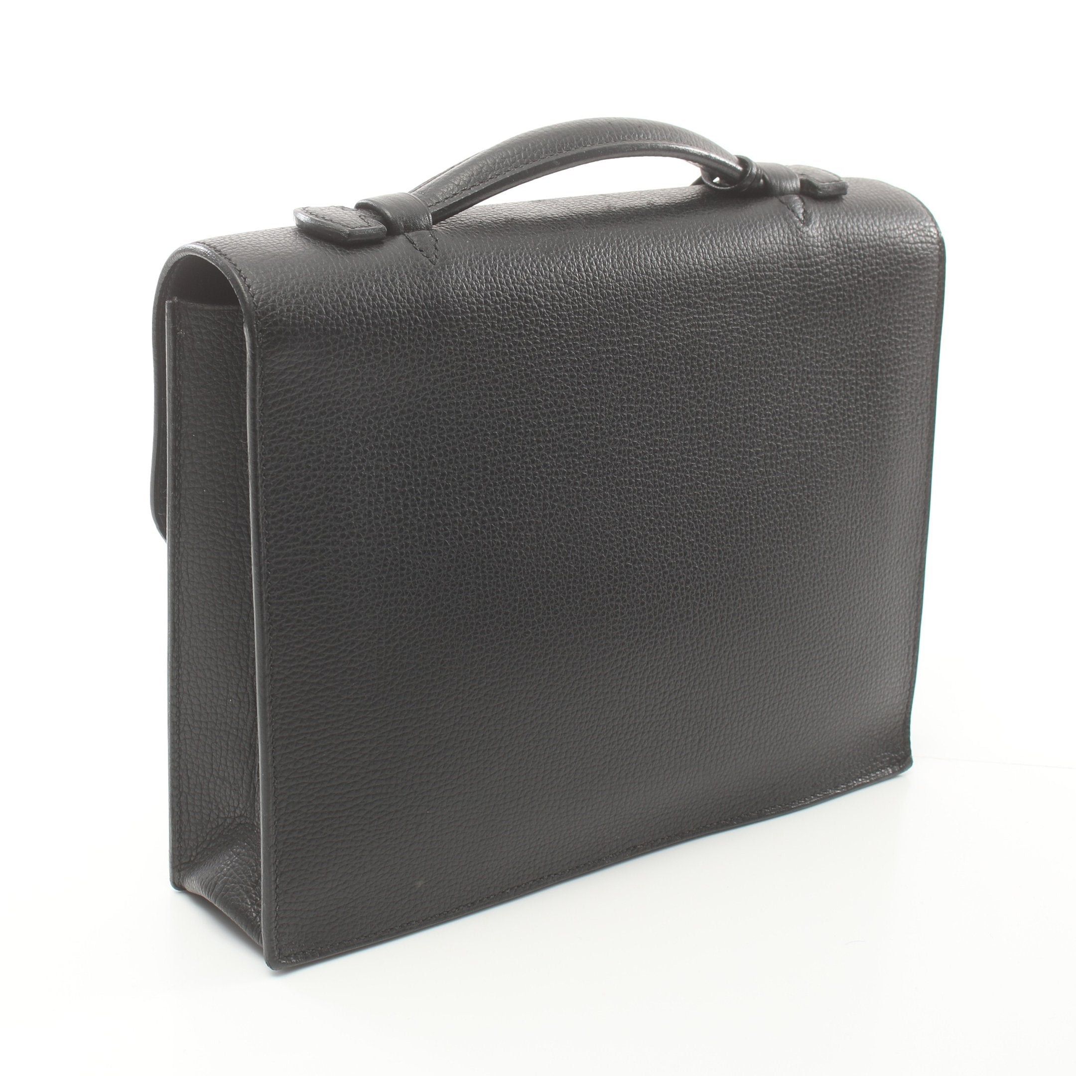 Hermes Hermes Sac Adepeche 27 Business Bag Briefcase Veau Epsom Black Silver Hardware □K Stamp Size ONE SIZE - 2 Thumbnail