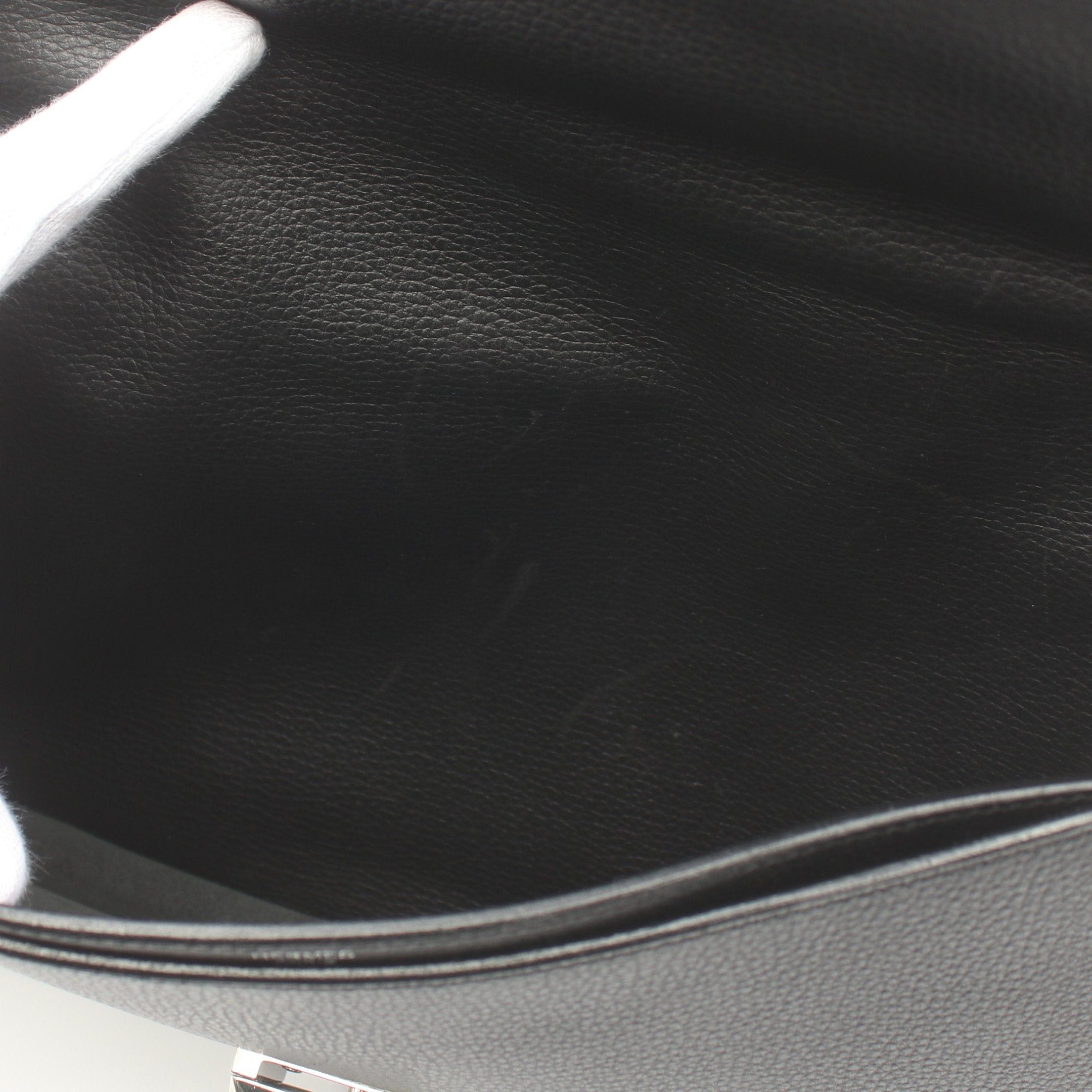 Hermes Hermes Sac Adepeche 27 Business Bag Briefcase Veau Epsom Black Silver Hardware □K Stamp Size ONE SIZE - 9 Thumbnail