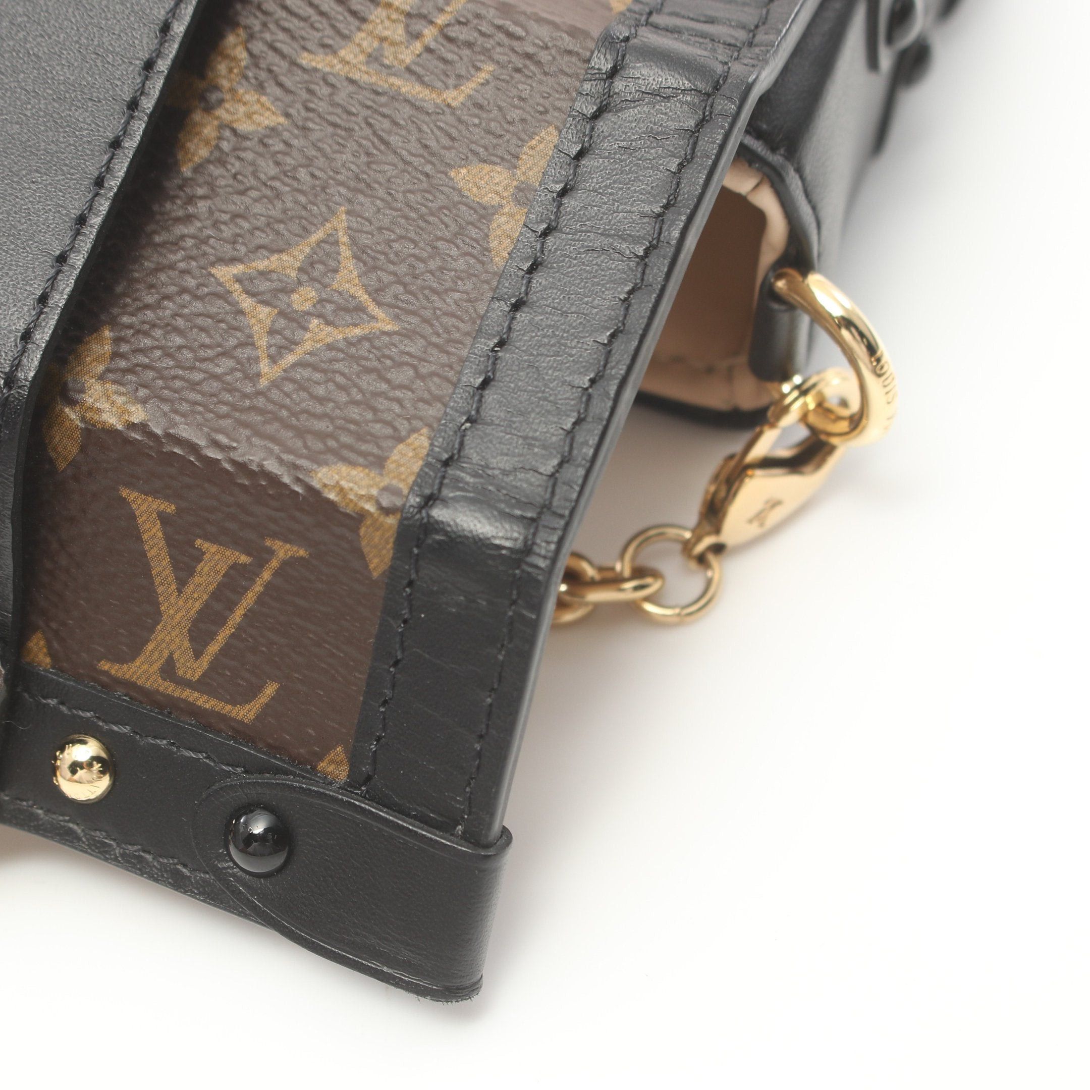 Louis Vuitton Louis Vuitton Essential Trunk Monogram Chain Shoulder Bag Brown Size ONE SIZE - 5 Thumbnail