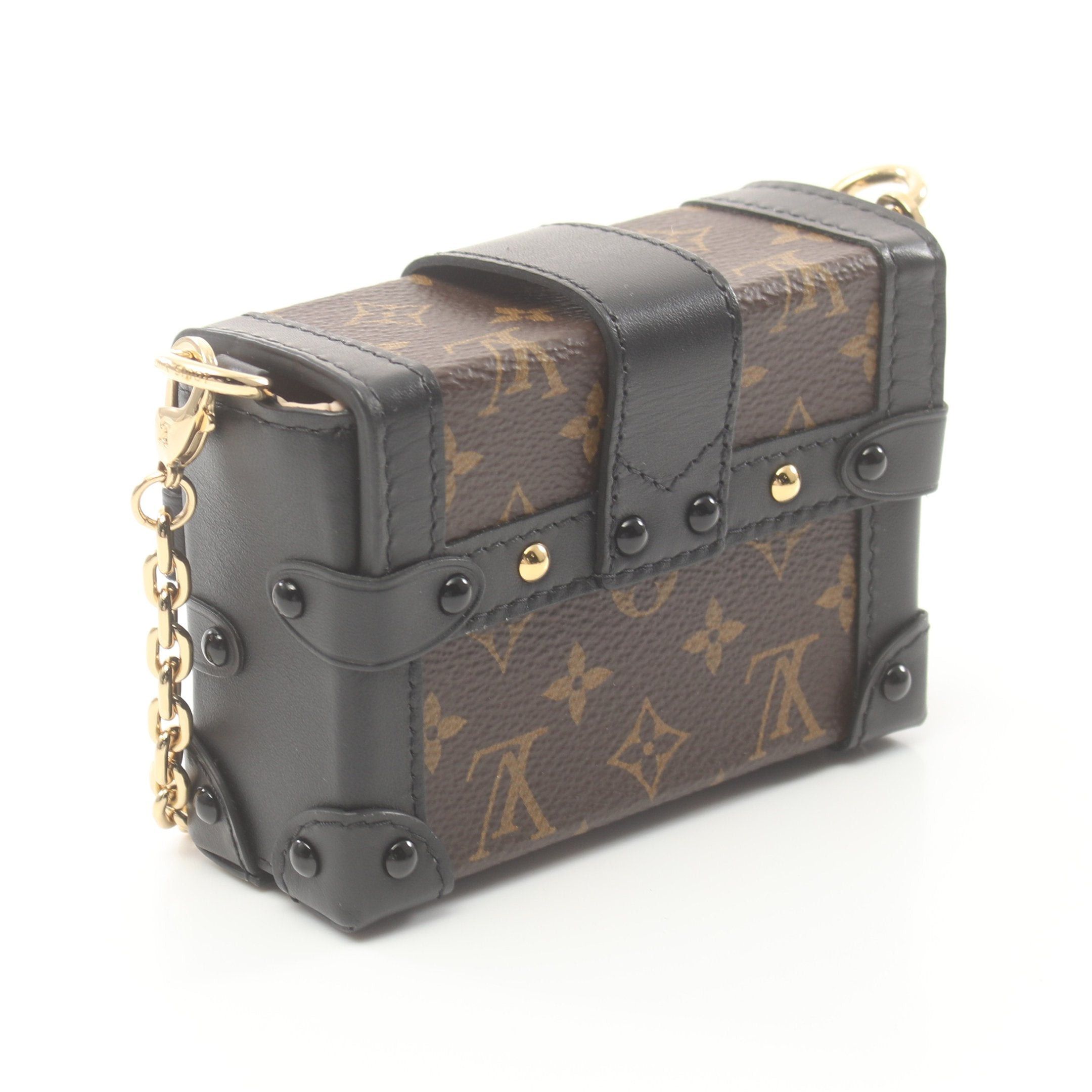 Louis Vuitton Louis Vuitton Essential Trunk Monogram Chain Shoulder Bag Brown Size ONE SIZE - 2 Thumbnail