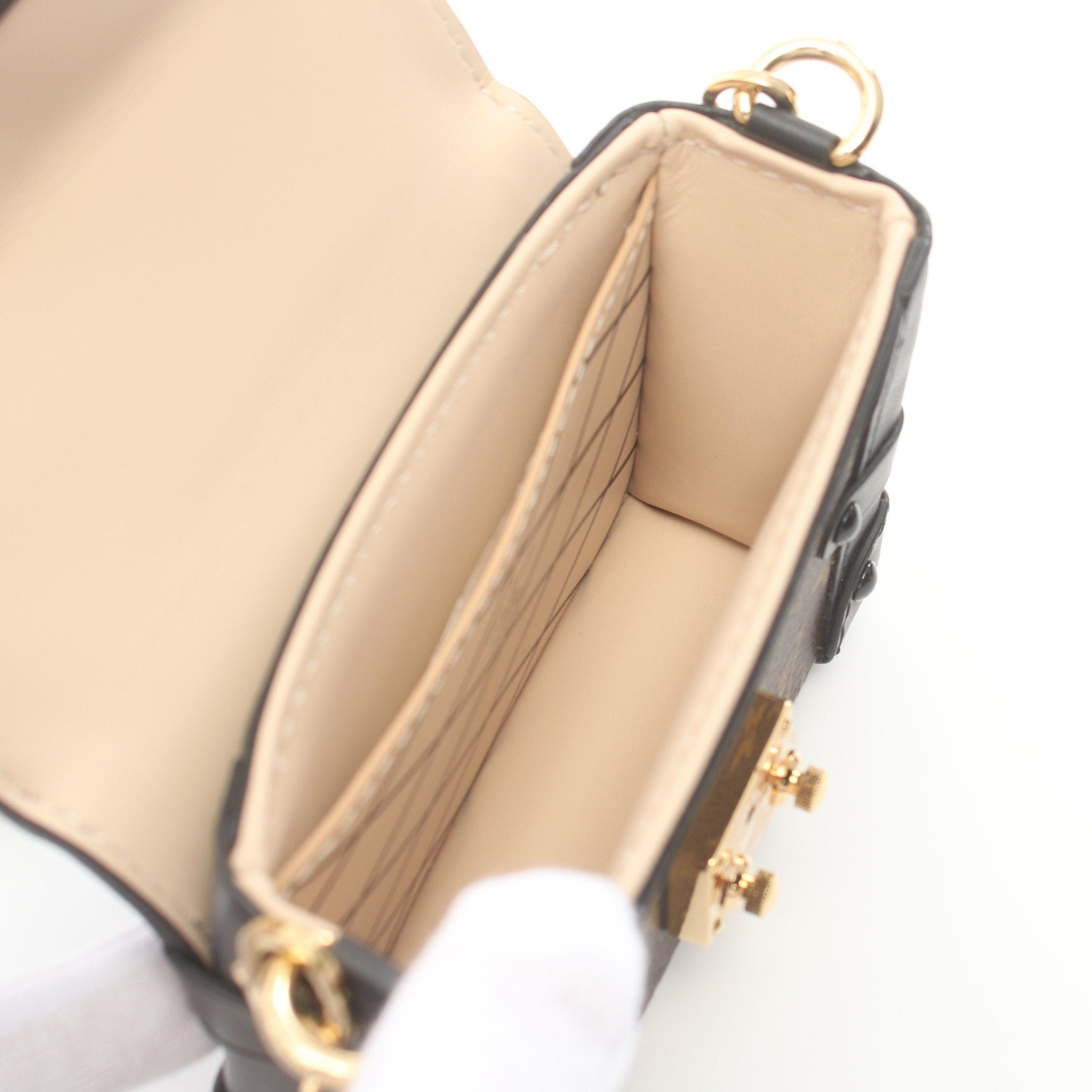 Louis Vuitton Louis Vuitton Essential Trunk Monogram Chain Shoulder Bag Brown Size ONE SIZE - 3 Thumbnail