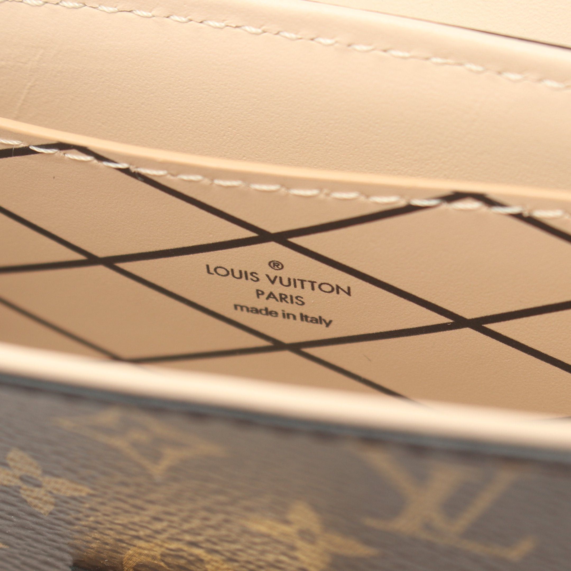 Louis Vuitton Louis Vuitton Essential Trunk Monogram Chain Shoulder Bag Brown Size ONE SIZE - 4 Thumbnail