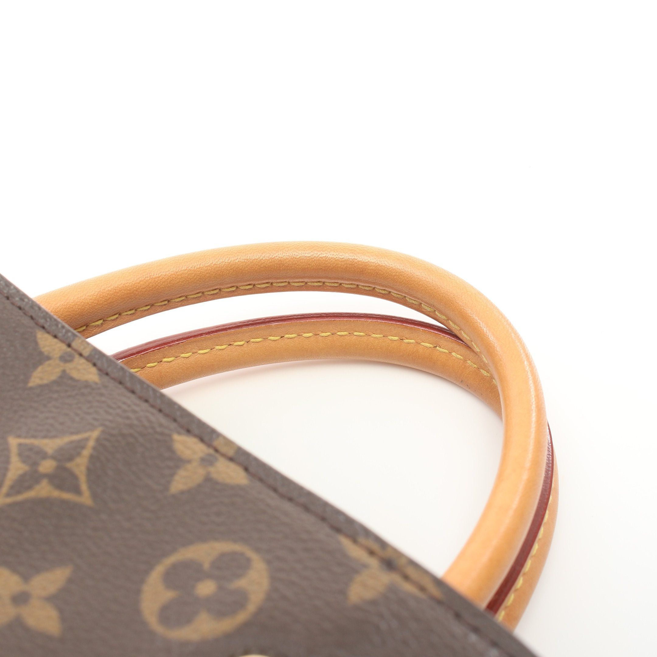 Louis Vuitton Louis Vuitton Montaigne Bb Monogram Handbag Leather Brown Size ONE SIZE - 6 Thumbnail