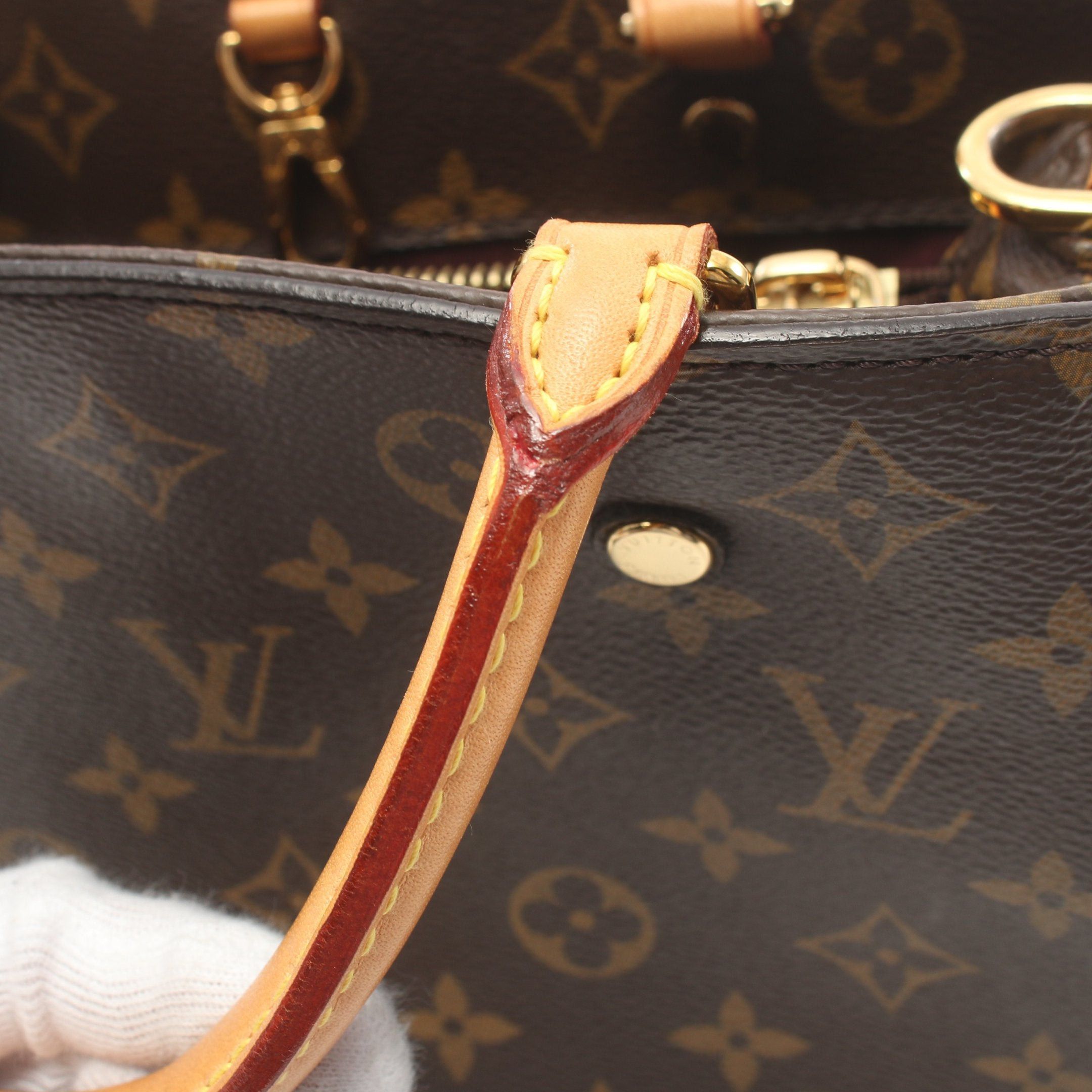 Louis Vuitton Louis Vuitton Montaigne Bb Monogram Handbag Leather Brown Size ONE SIZE - 8 Thumbnail