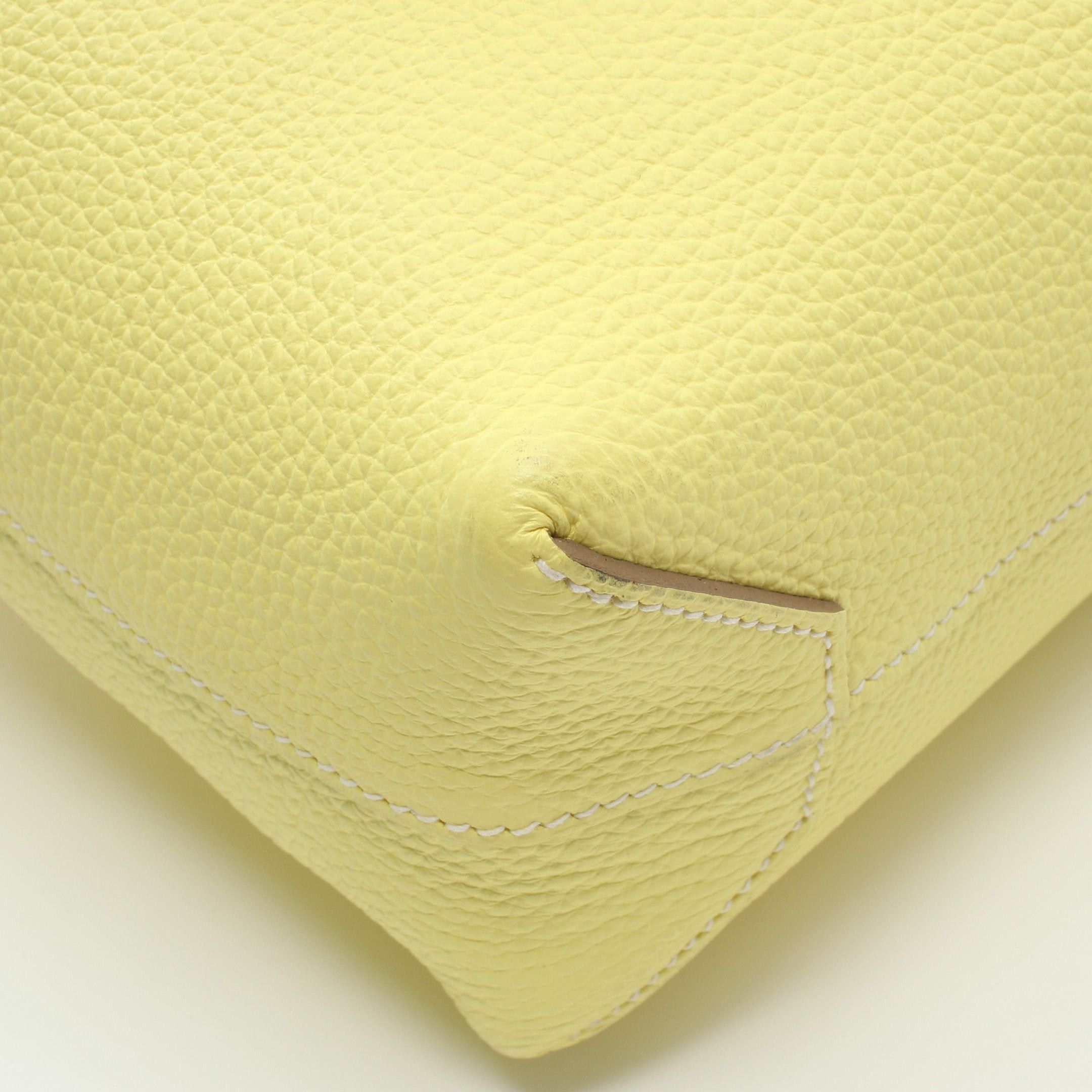 Hermes Hermes Hippopotamus Serie 31 Soufflé Shoulder Bag Tote Veau Epsom Light Yellow B Stamp Size ONE SIZE - 5 Thumbnail