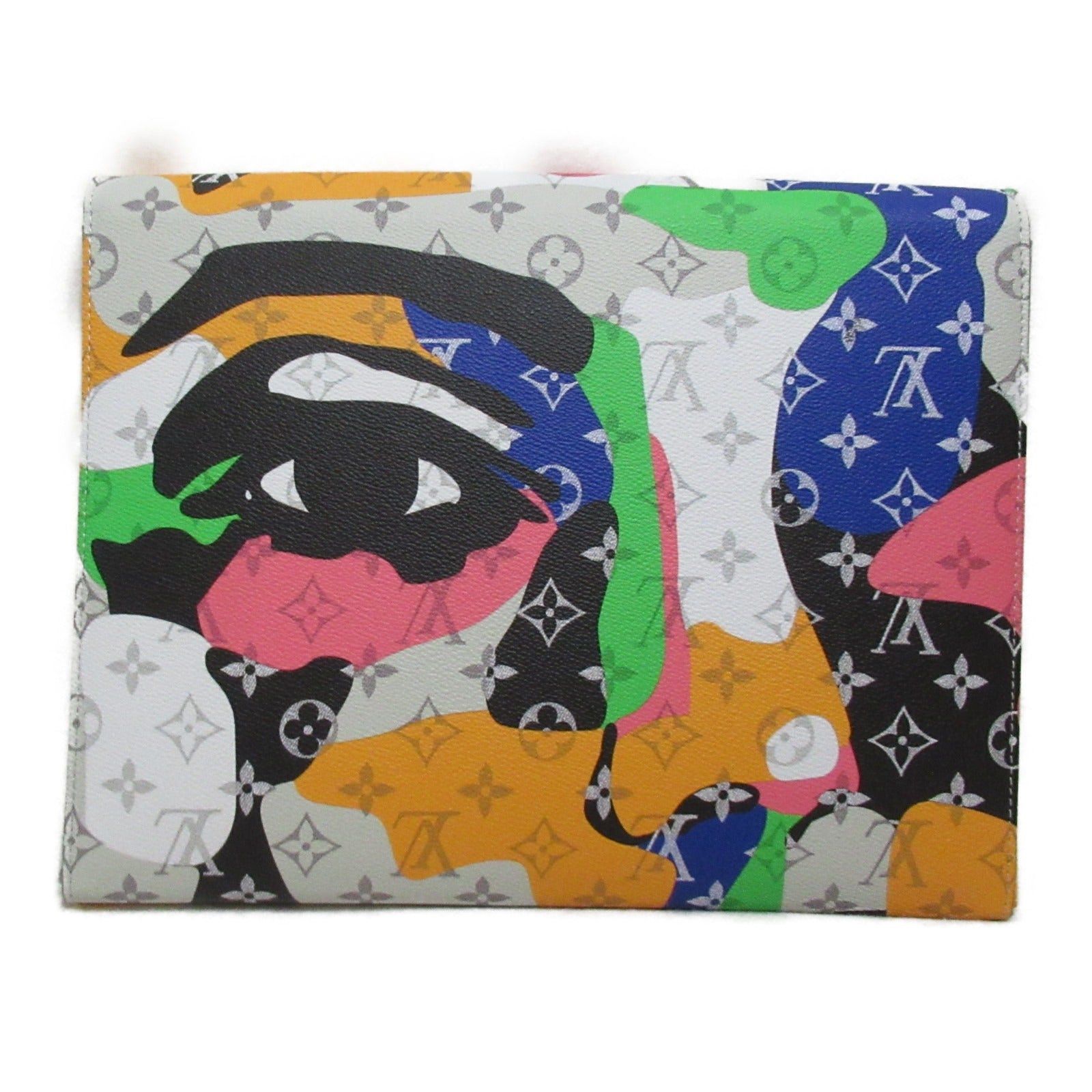 Louis Vuitton Louis Vuitton Folder Mark Second Bag Clutch Coated Canvas Monogram Multicolor Size ONE SIZE - 2 Thumbnail