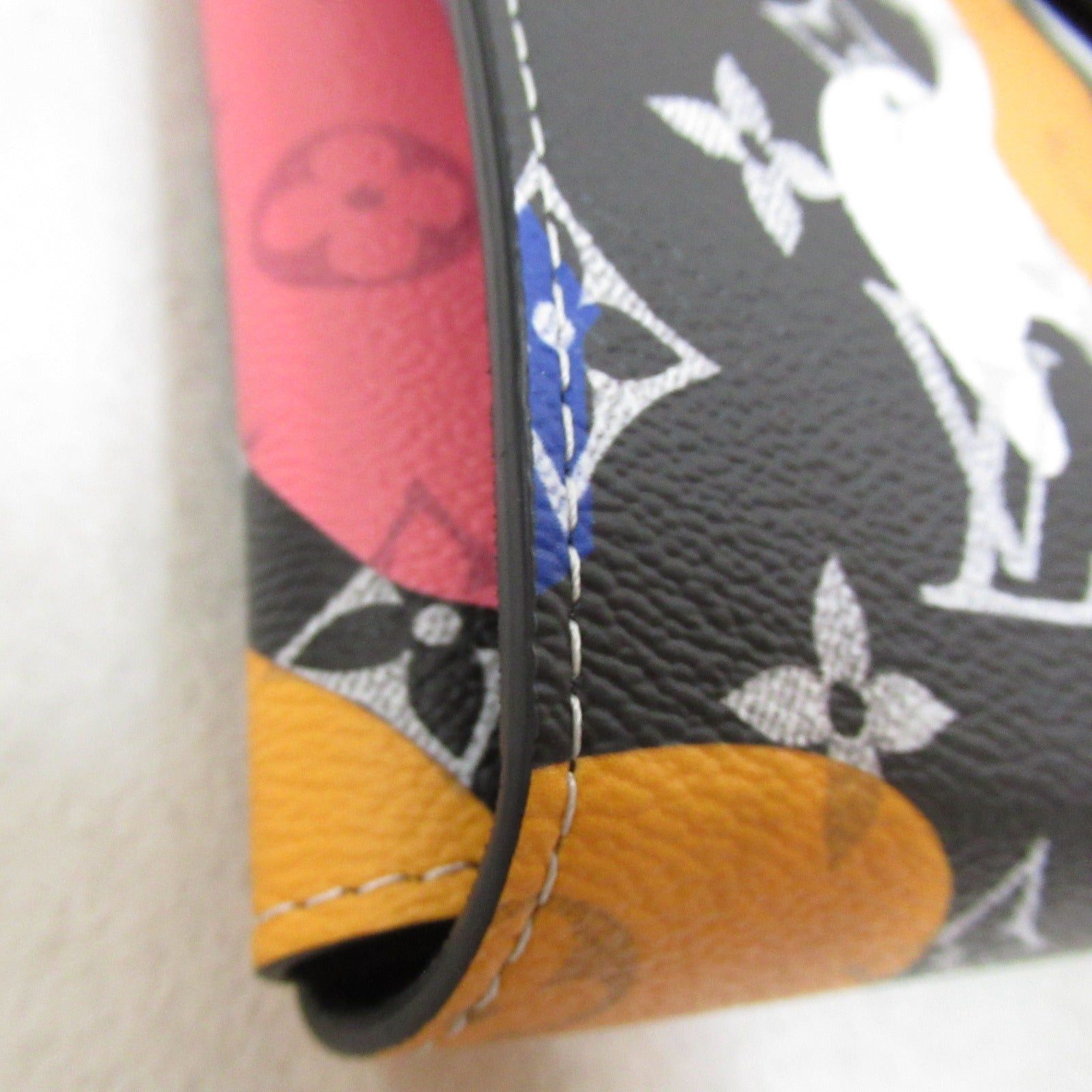 Louis Vuitton Louis Vuitton Folder Mark Second Bag Clutch Coated Canvas Monogram Multicolor Size ONE SIZE - 8 Thumbnail