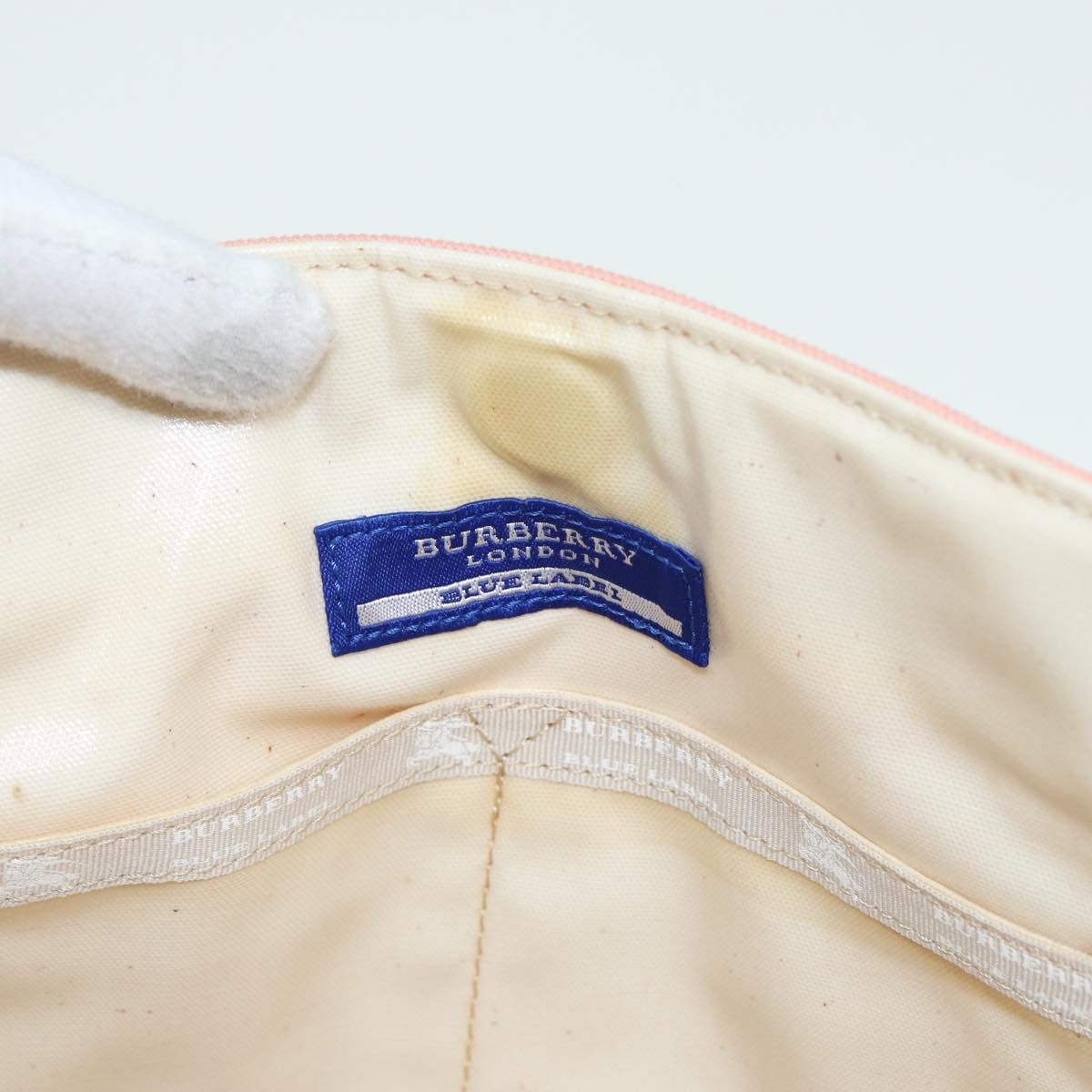 Burberry Blue Label Pink Canvas Tote Bag (Pre-Owned) Size ONE SIZE - 7 Thumbnail