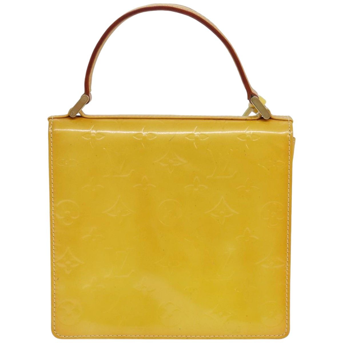 Louis Vuitton Spring Street Yellow Patent Leather Handbag (Pre-Owned) Size ONE SIZE - 2 Thumbnail