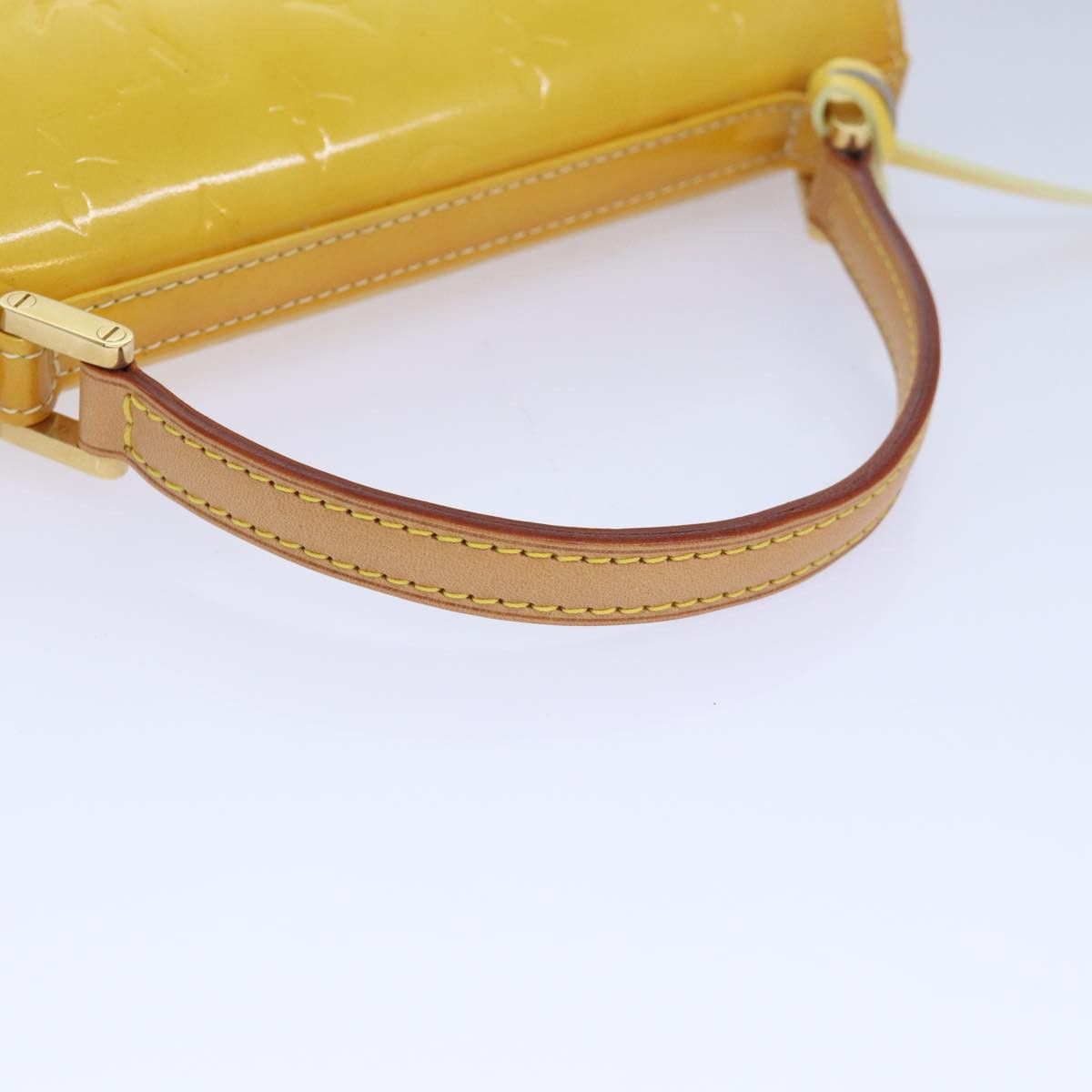 Louis Vuitton Spring Street Yellow Patent Leather Handbag (Pre-Owned) Size ONE SIZE - 11 Thumbnail