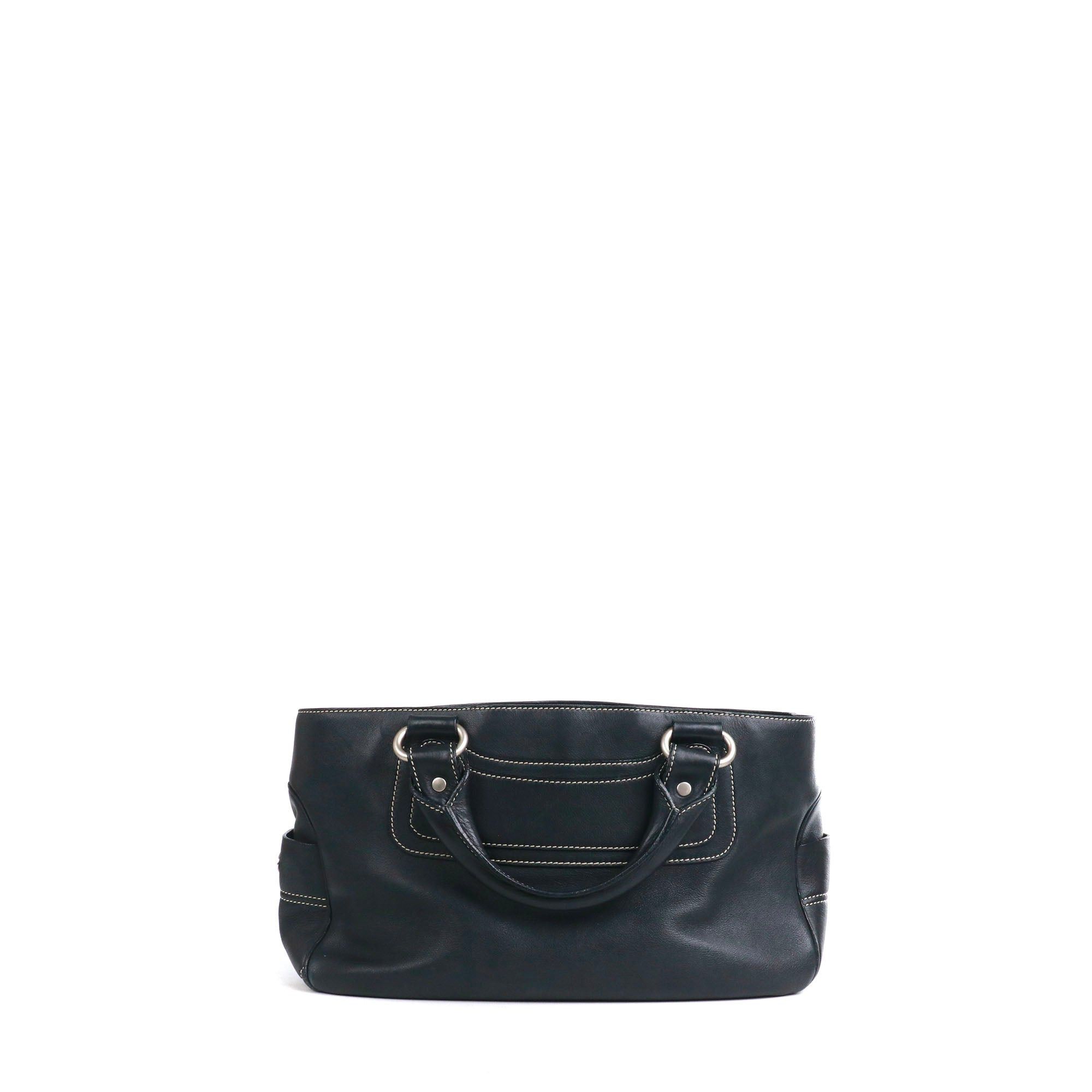 Celine CELINE - Vintage Celine Boogie handbag in black leather Size ONE SIZE - 3 Thumbnail