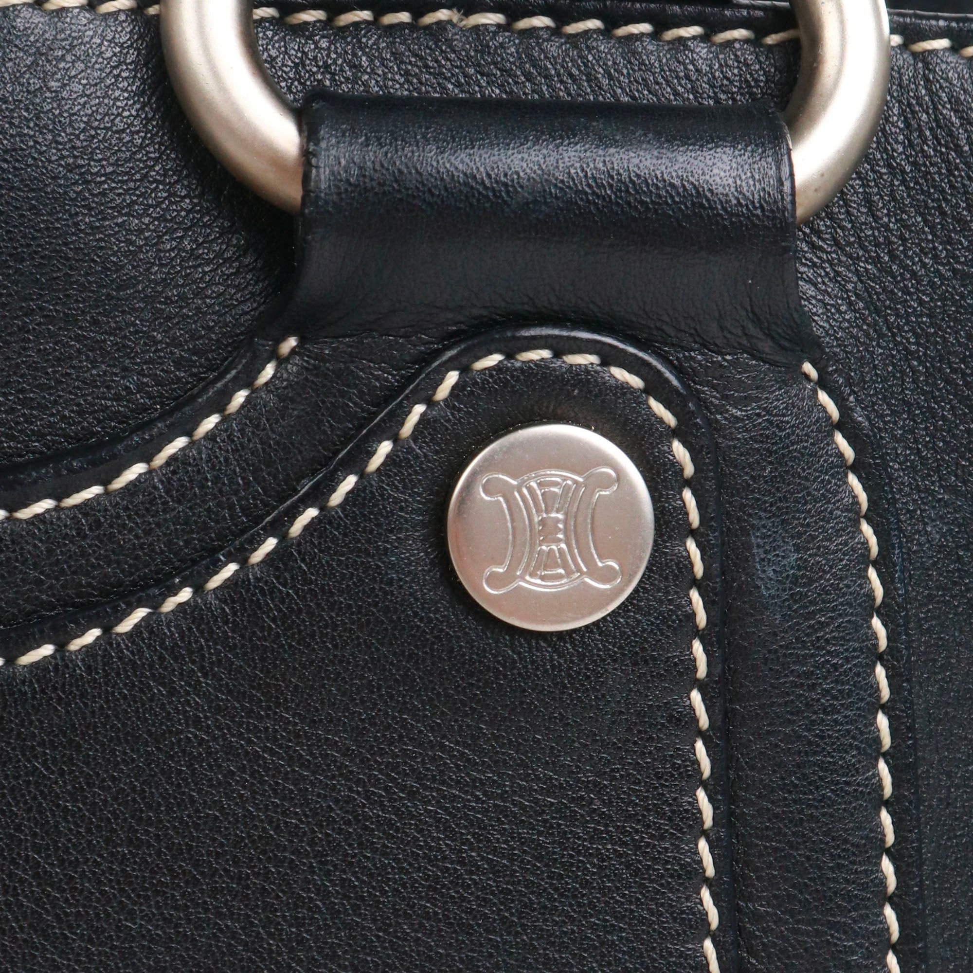 Celine CELINE - Vintage Celine Boogie handbag in black leather Size ONE SIZE - 5 Thumbnail