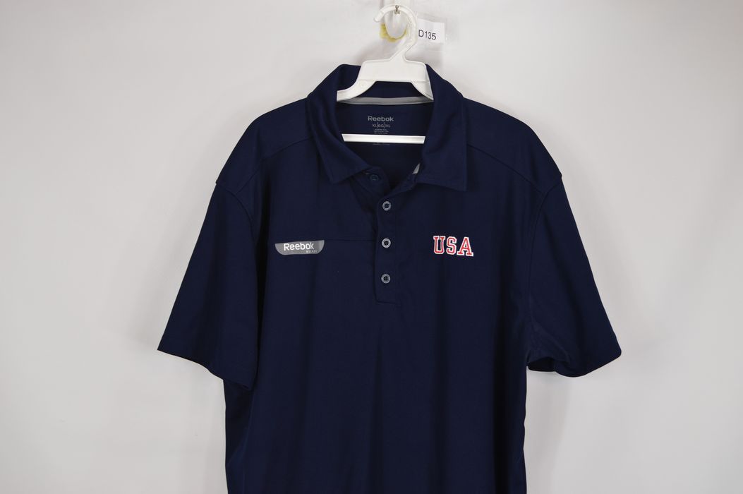 Reebok Men's Shirt - Navy - XL