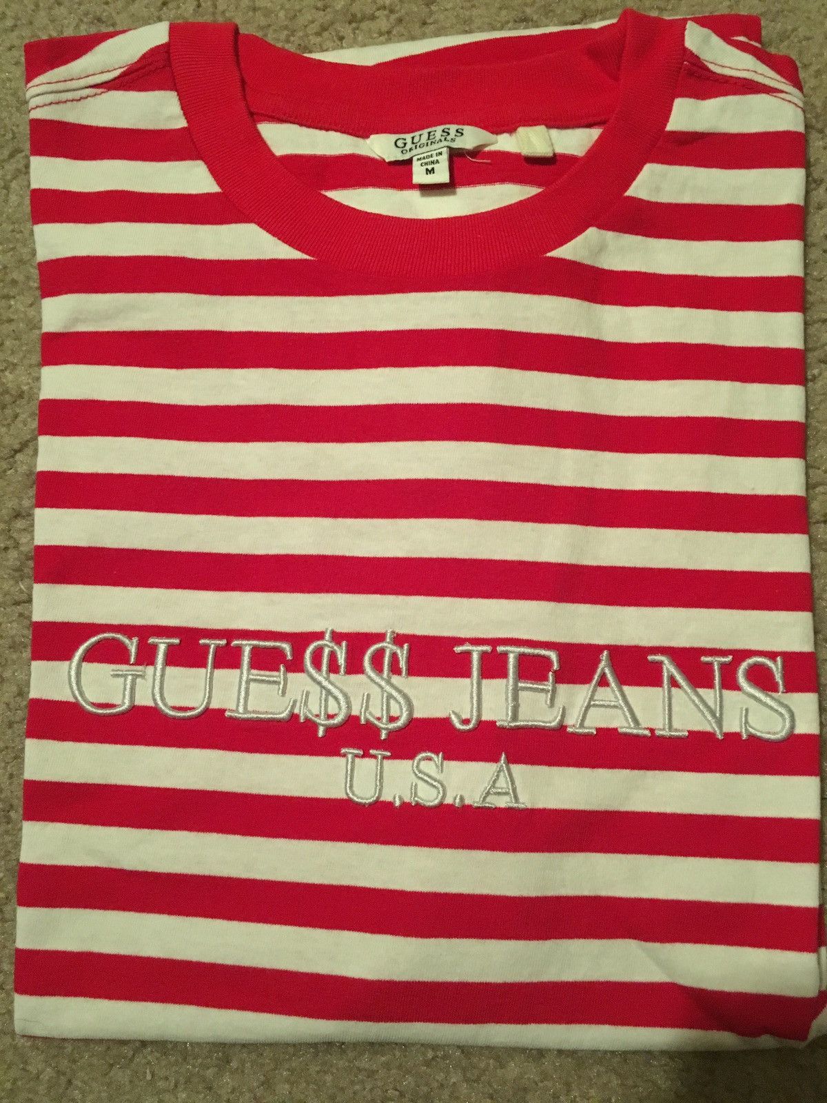 Guess asap rocky red stripe clearance