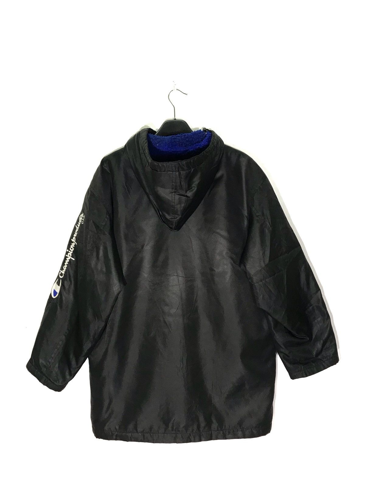 Champion × Vintage Champion Products Spell Out Embroidered Hooded Long Jacket Size US L / EU 52-54 / 3 - 5 Thumbnail
