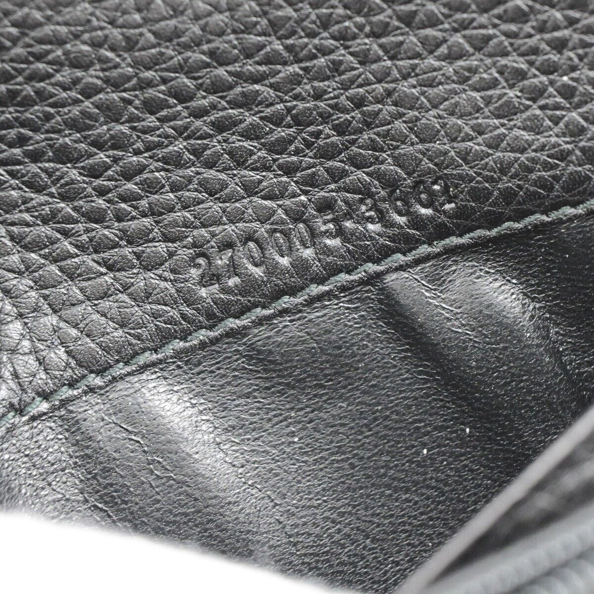 Gucci Logo Black Leather Wallet (Pre-Owned) Size ONE SIZE - 6 Thumbnail