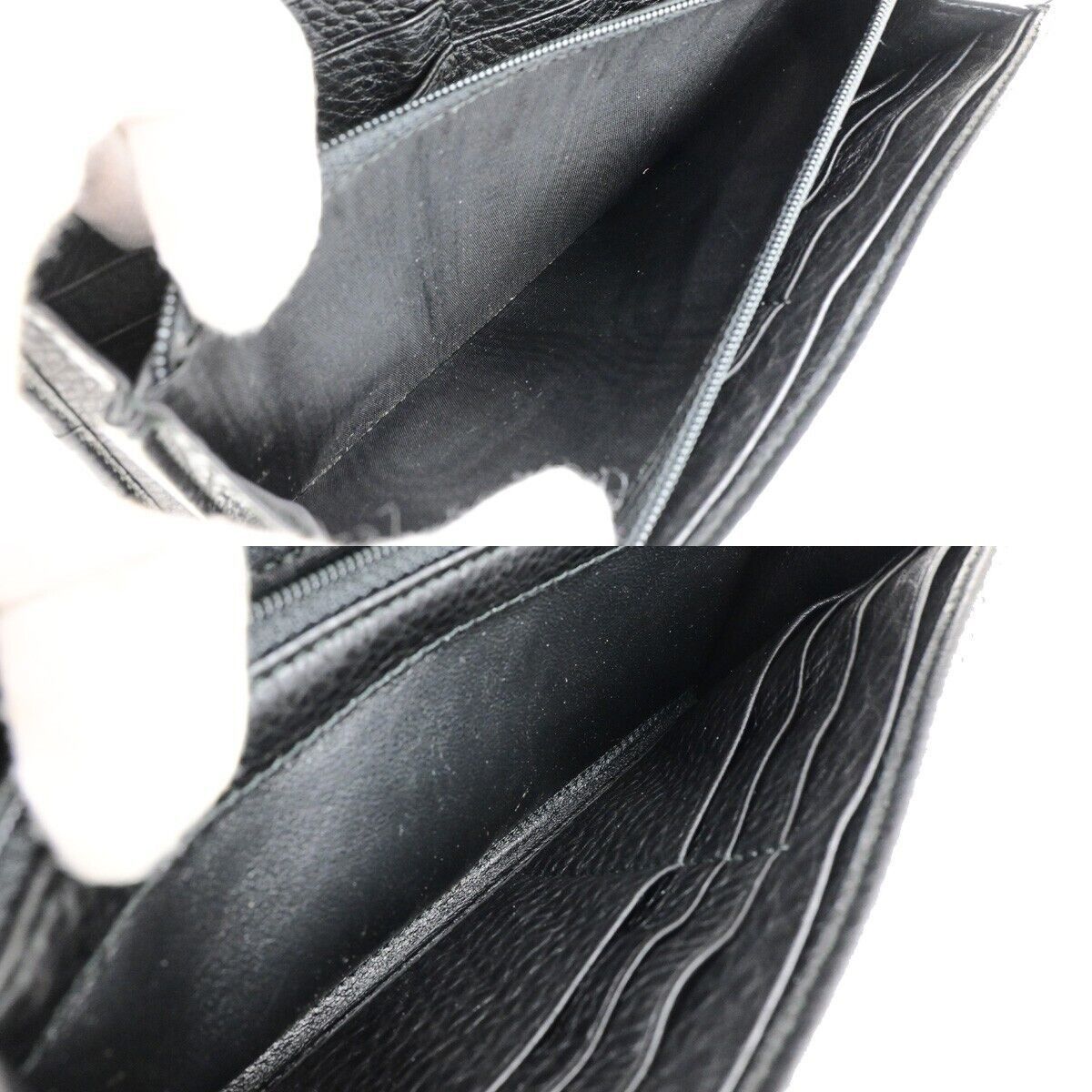 Gucci Logo Black Leather Wallet (Pre-Owned) Size ONE SIZE - 13 Thumbnail