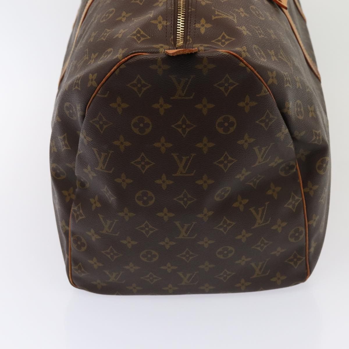 Louis Vuitton Keepall 60 Brown Canvas Travel Bag (Pre-Owned) Size ONE SIZE - 11 Thumbnail