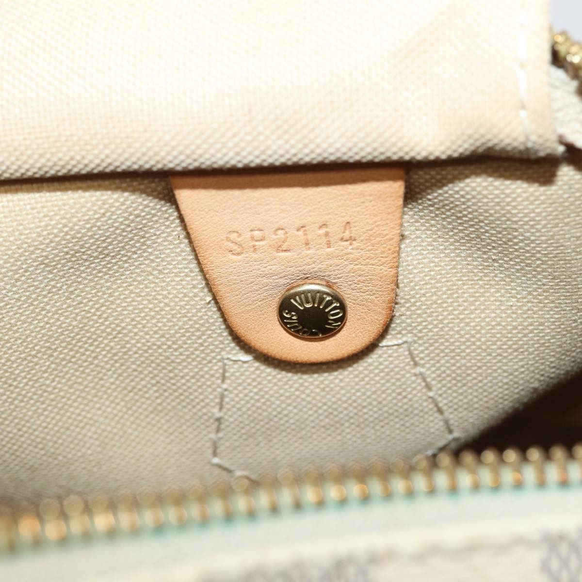 Louis Vuitton Speedy Bandoulière 30 White Canvas Handbag (Pre-Owned) Size ONE SIZE - 6 Thumbnail